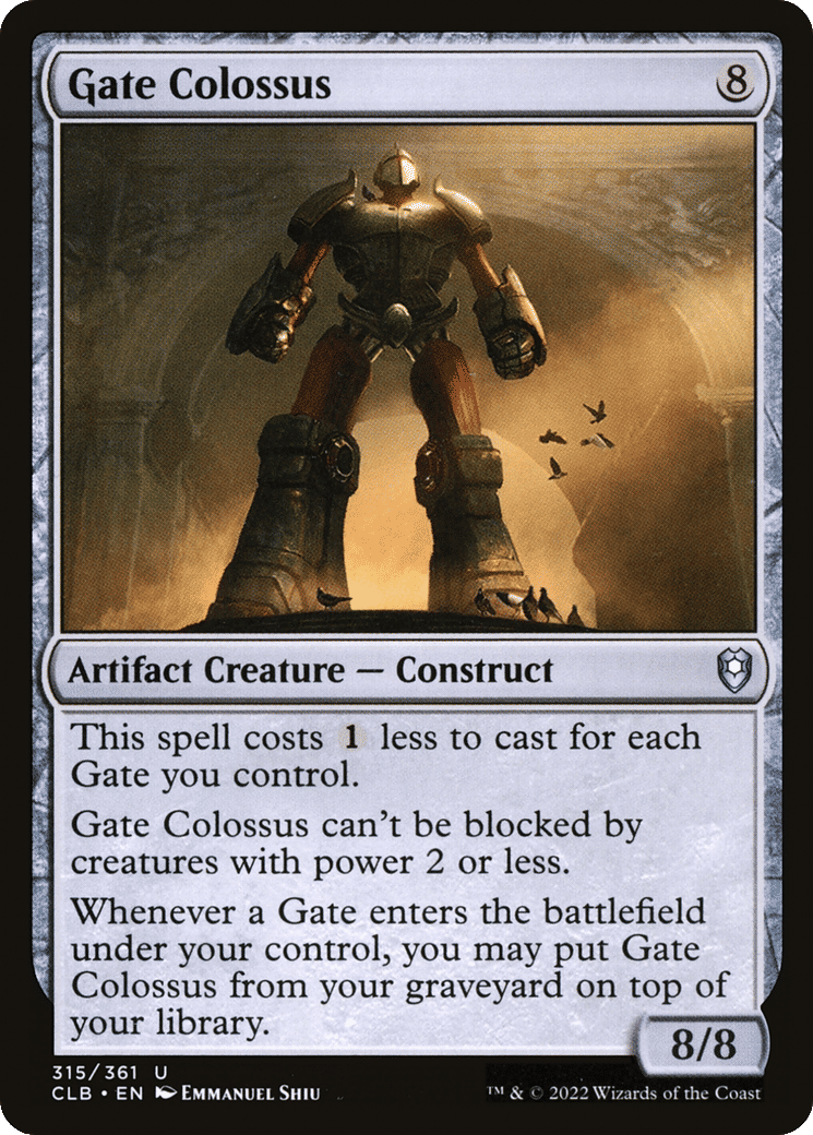 Gate Colossus — Commander Legends: Battle for Baldur's Gate — Magic: The Gathering