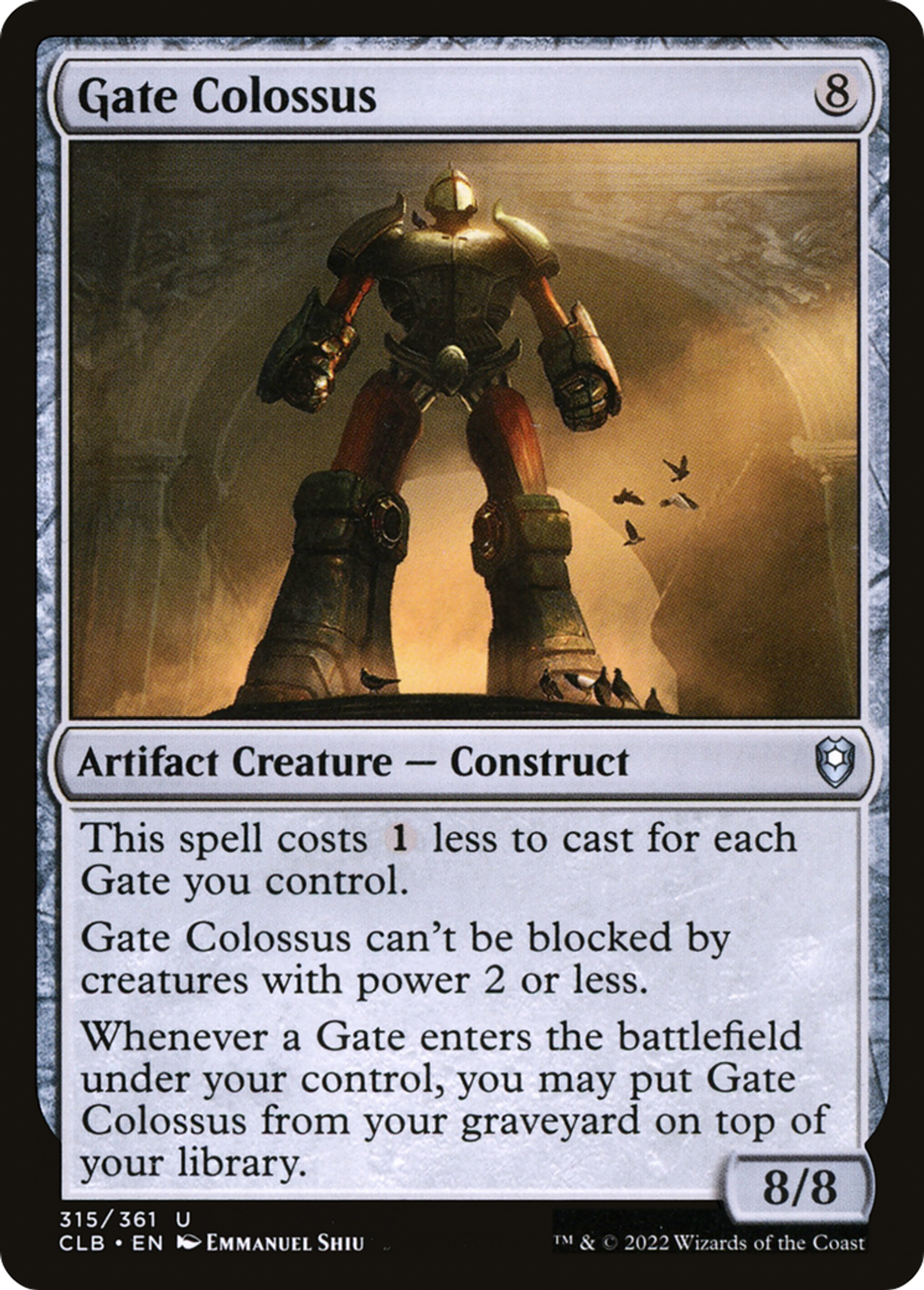 Gate Colossus — Commander Legends: Battle for Baldur's Gate — Magic: The Gathering