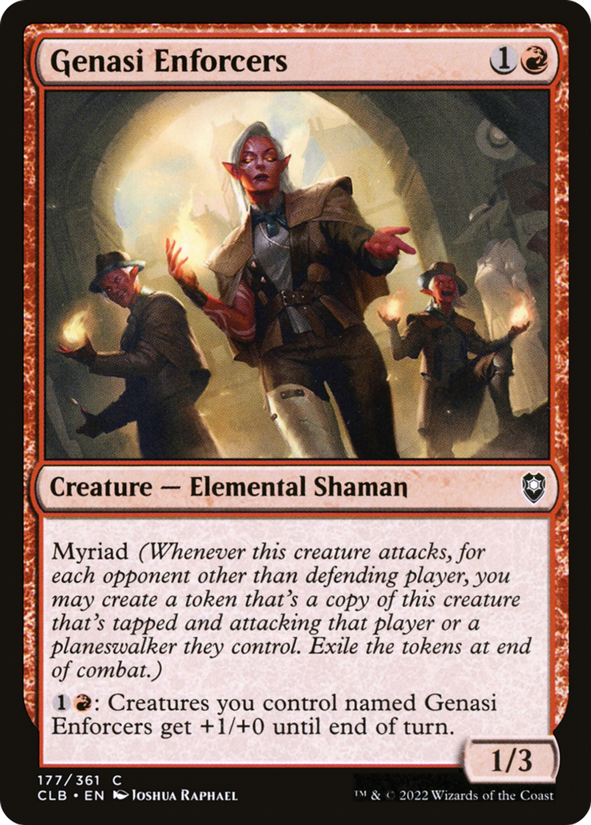 Argousins genasi — Commander Legends: Battle for Baldur's Gate — Magic: The Gathering