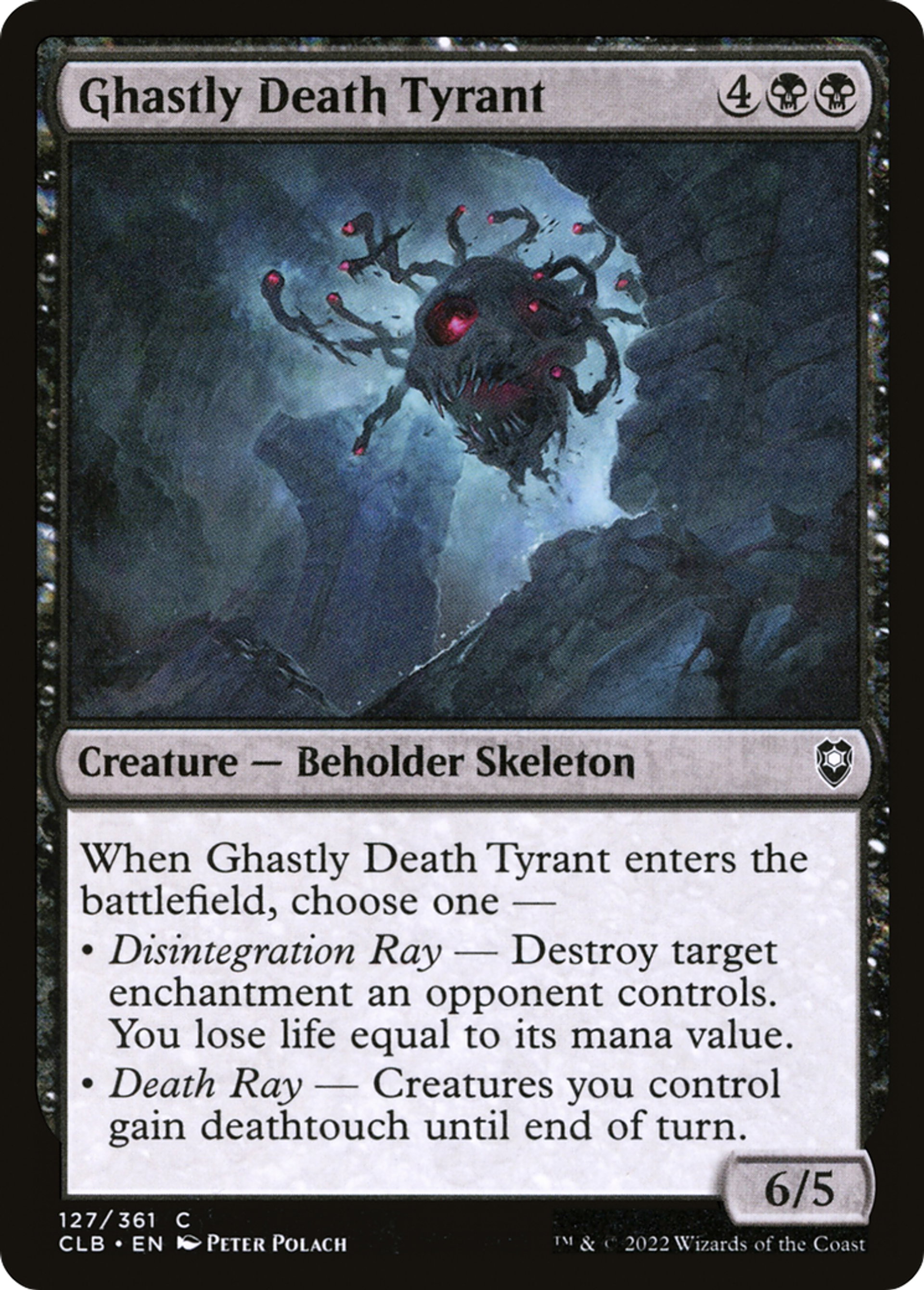 Ghastly Death Tyrant — Commander Legends: Battle for Baldur's Gate — Magic: The Gathering