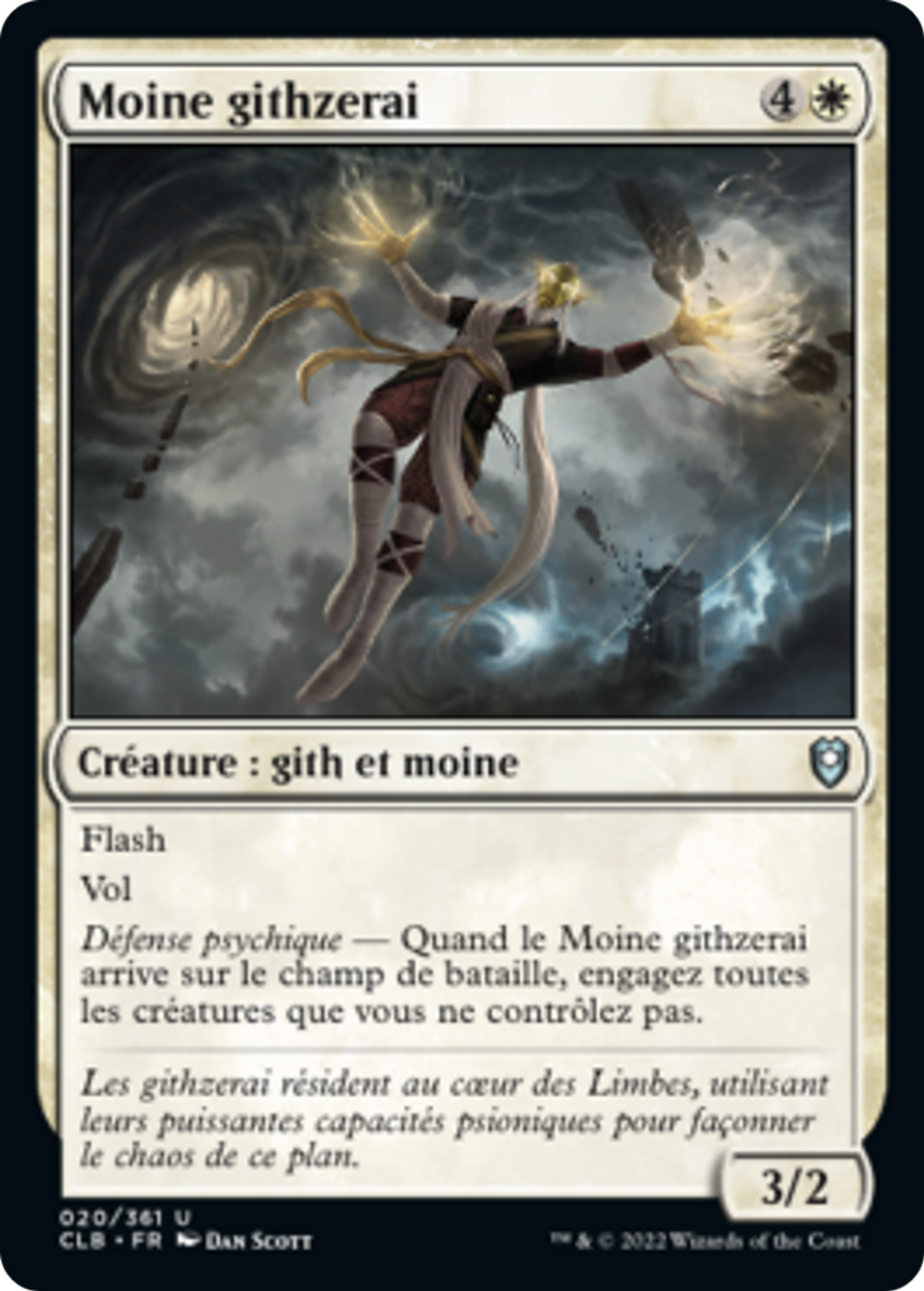 Moine githzerai — Commander Legends: Battle for Baldur's Gate — Magic: The Gathering
