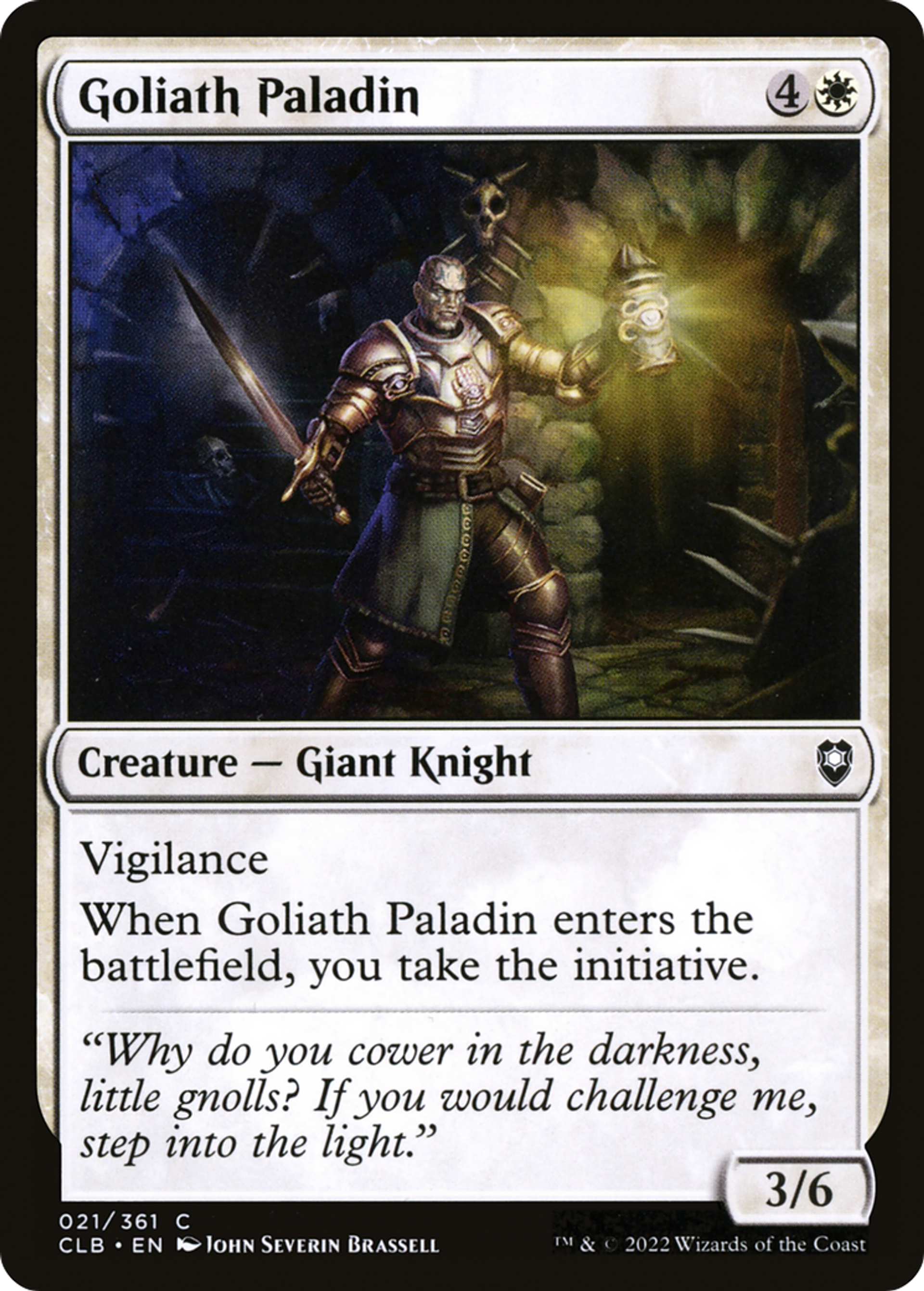 Goliath Paladin — Commander Legends: Battle for Baldur's Gate — Magic: The Gathering