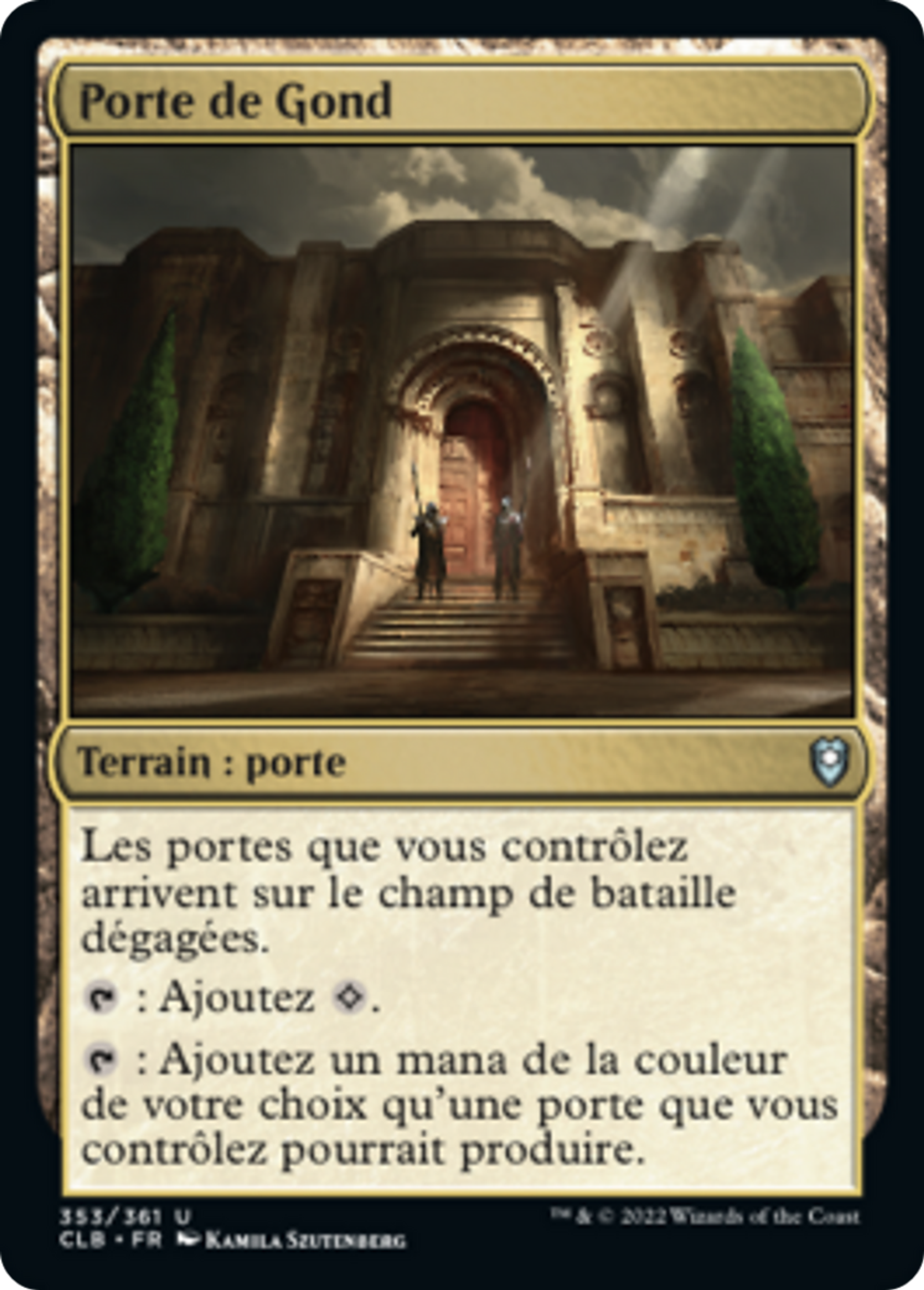 Porte de Gond — Commander Legends: Battle for Baldur's Gate — Magic: The Gathering