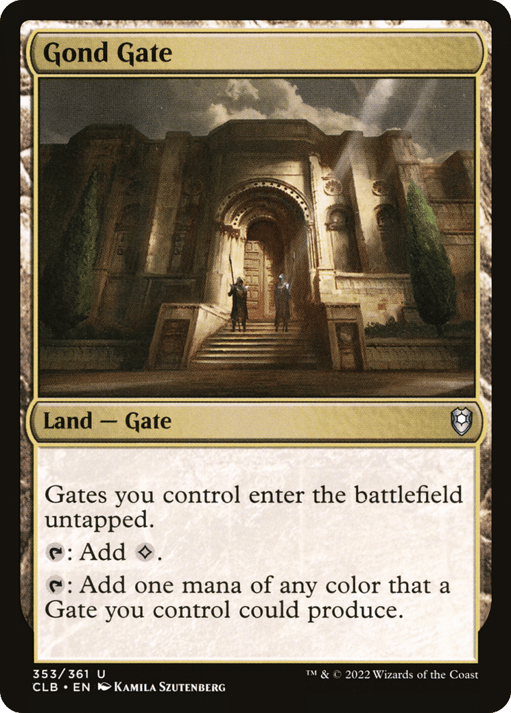 Gond Gate — Commander Legends: Battle for Baldur's Gate — Magic: The Gathering