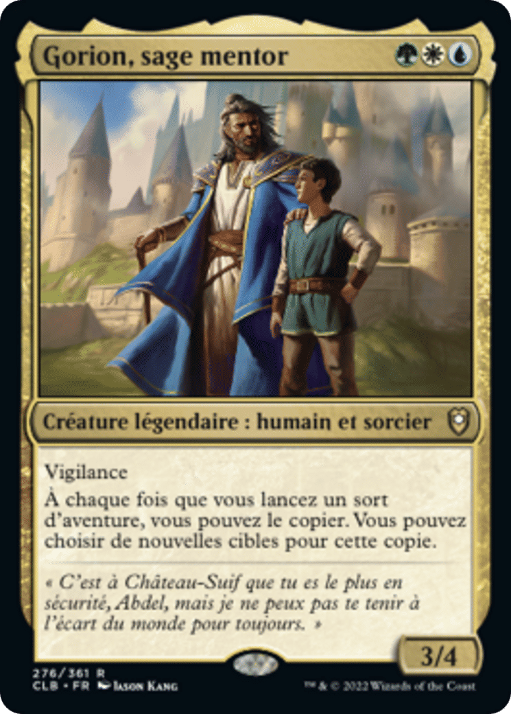 Gorion, sage mentor — Commander Legends: Battle for Baldur's Gate — Magic: The Gathering
