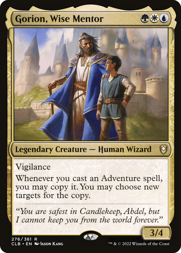 Gorion, Wise Mentor — Commander Legends: Battle for Baldur's Gate — Magic: The Gathering