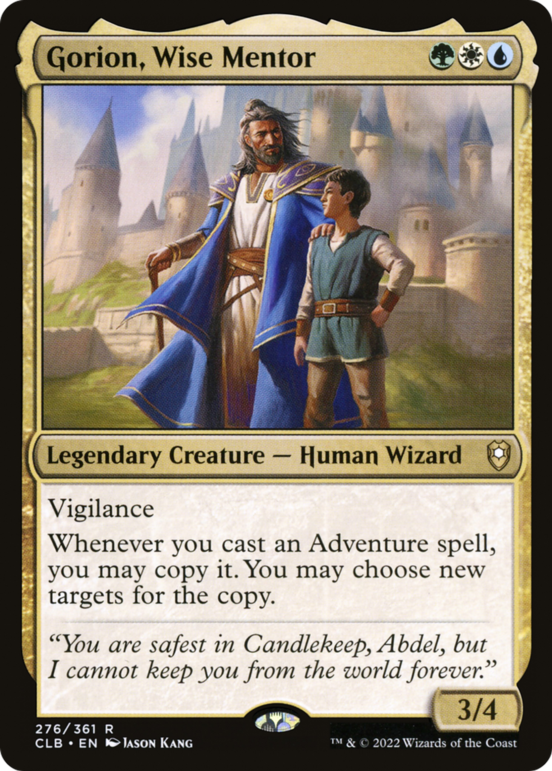 Gorion, Wise Mentor — Commander Legends: Battle for Baldur's Gate — Magic: The Gathering