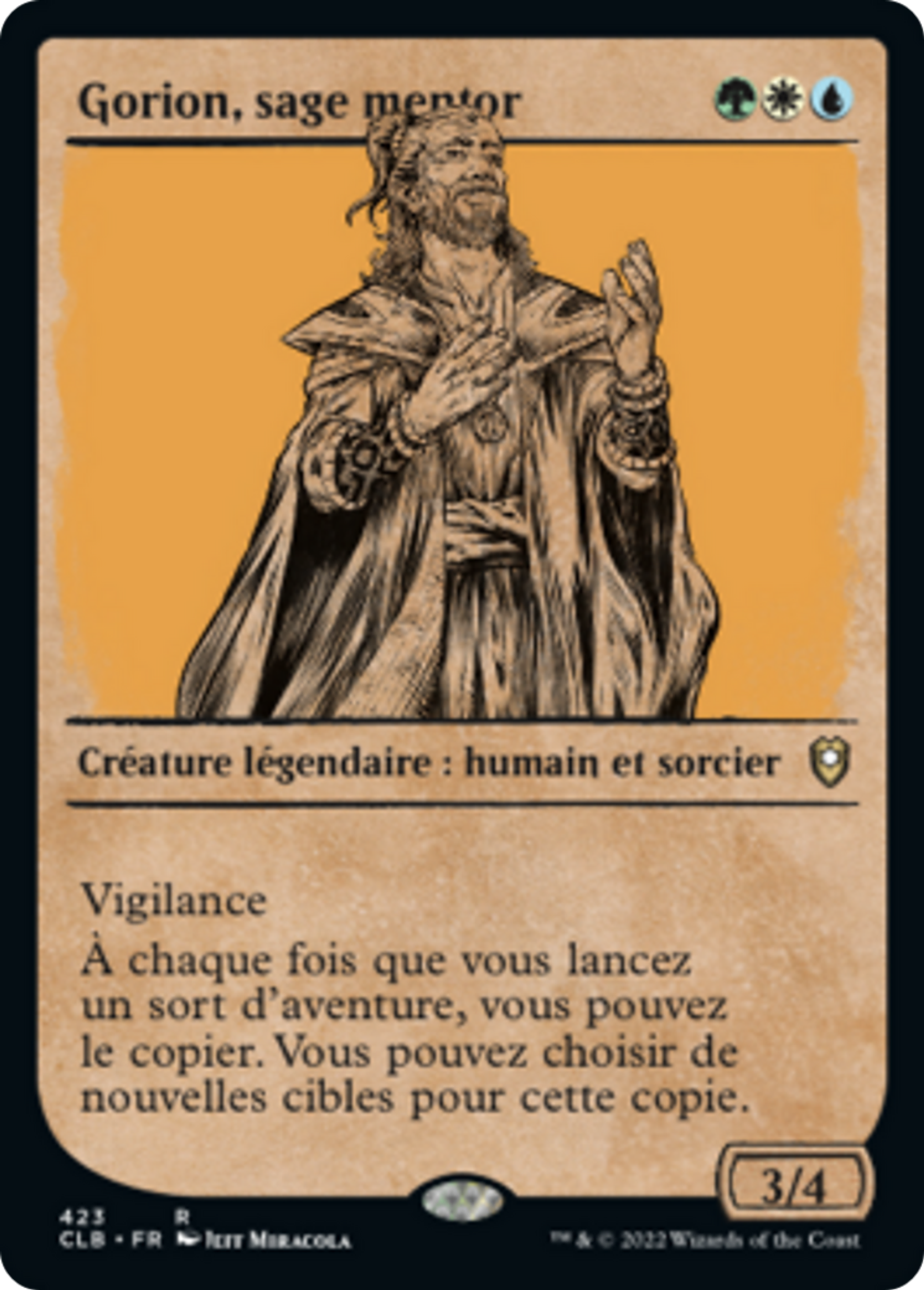 Gorion, sage mentor — Commander Legends: Battle for Baldur's Gate — Magic: The Gathering