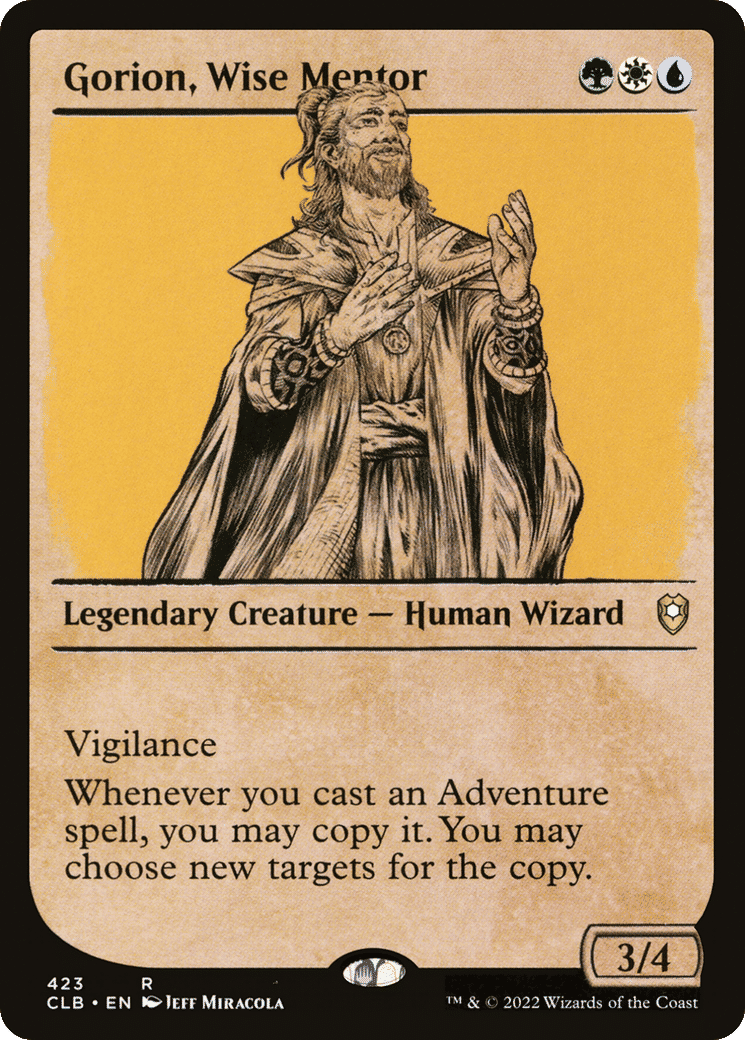 Gorion, Wise Mentor — Commander Legends: Battle for Baldur's Gate — Magic: The Gathering