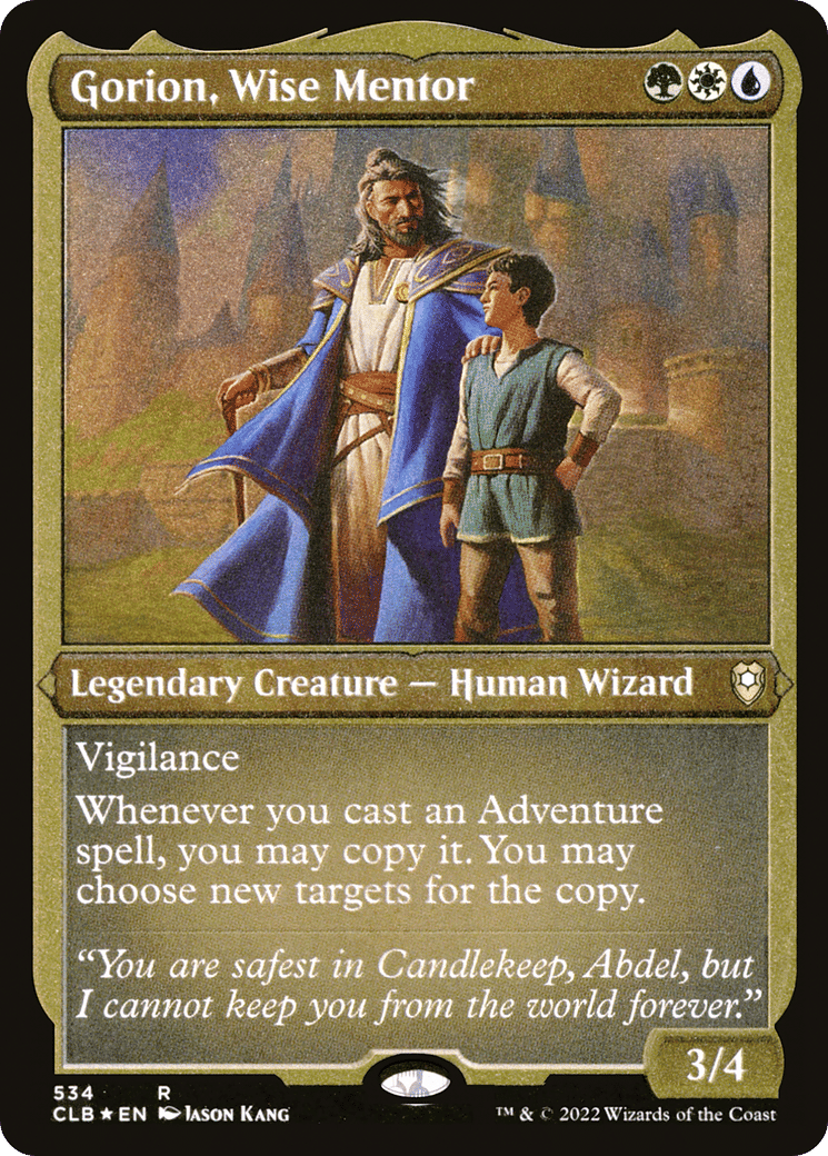 Gorion, Wise Mentor — Commander Legends: Battle for Baldur's Gate — Magic: The Gathering