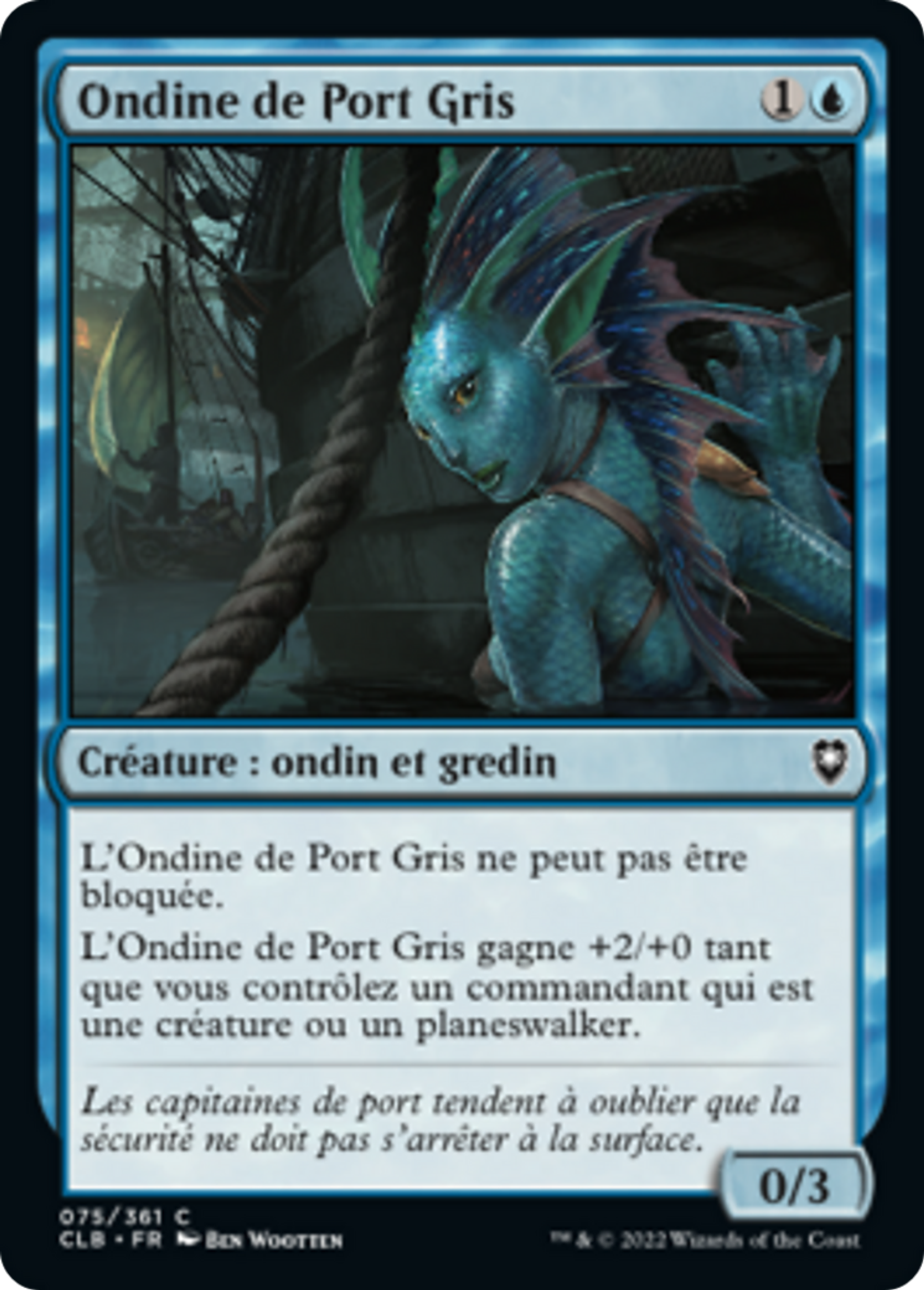Ondine de Port Gris — Commander Legends: Battle for Baldur's Gate — Magic: The Gathering