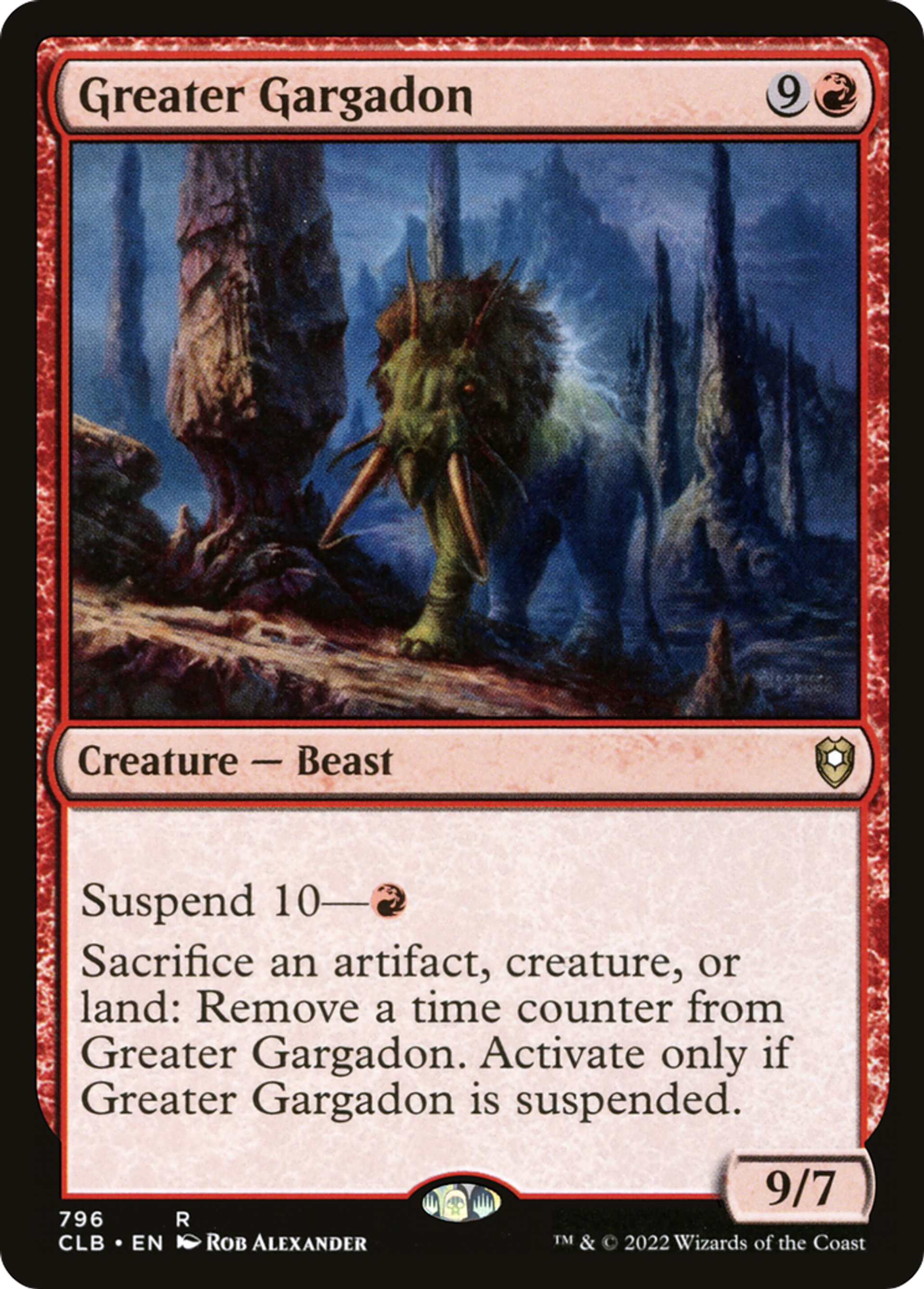 Greater Gargadon — Commander Legends: Battle for Baldur's Gate — Magic: The Gathering