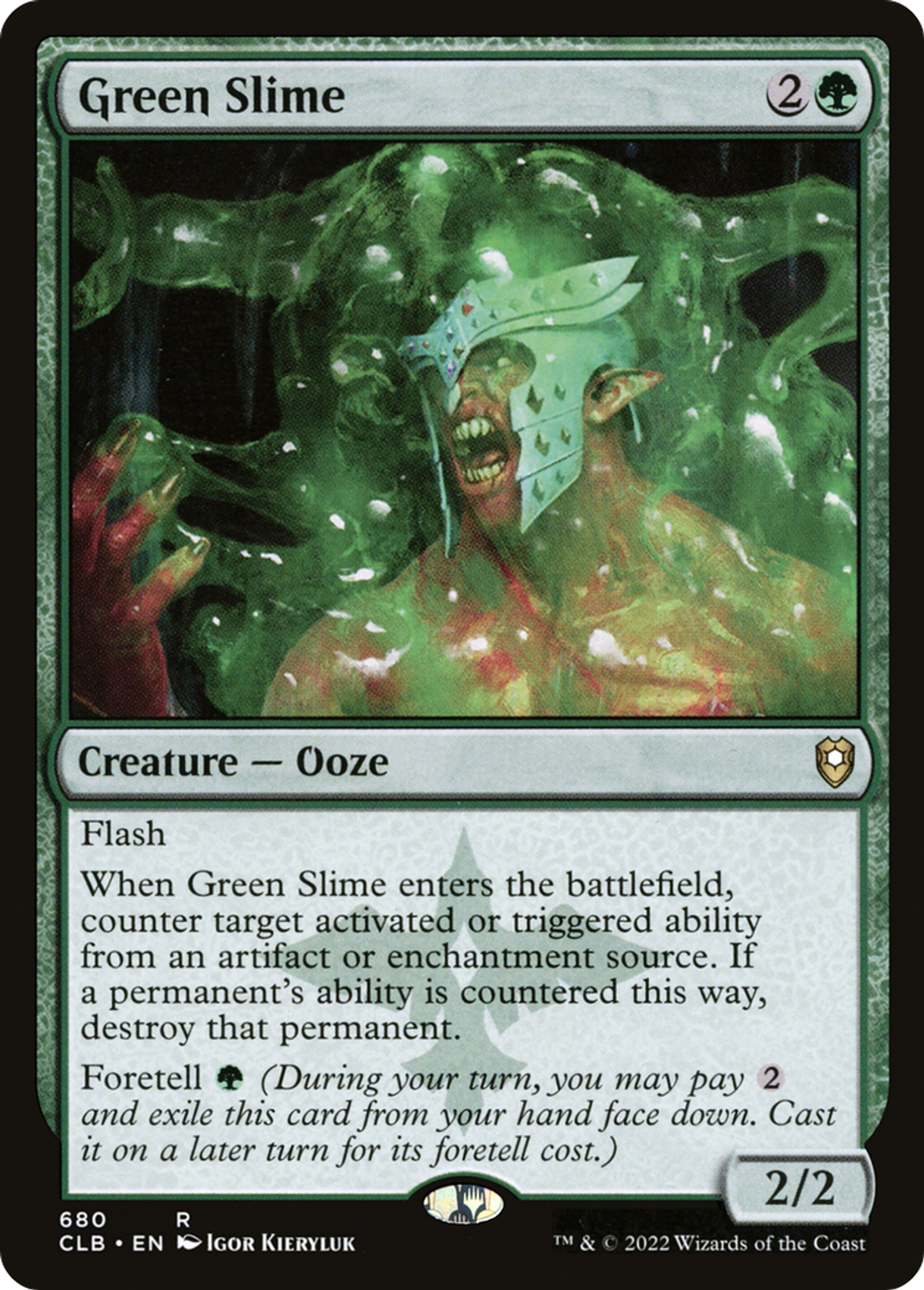 Green Slime — Commander Legends: Battle for Baldur's Gate — Magic: The Gathering