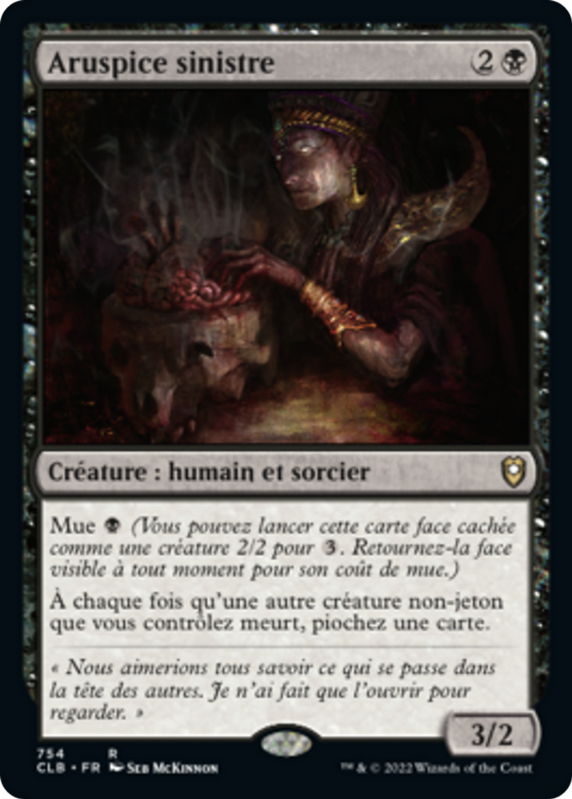 Aruspice sinistre — Commander Legends: Battle for Baldur's Gate — Magic: The Gathering