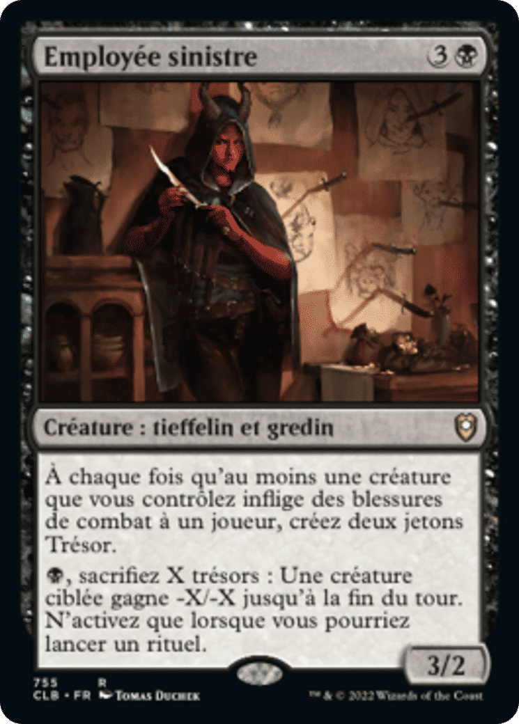 Employée sinistre — Commander Legends: Battle for Baldur's Gate — Magic: The Gathering