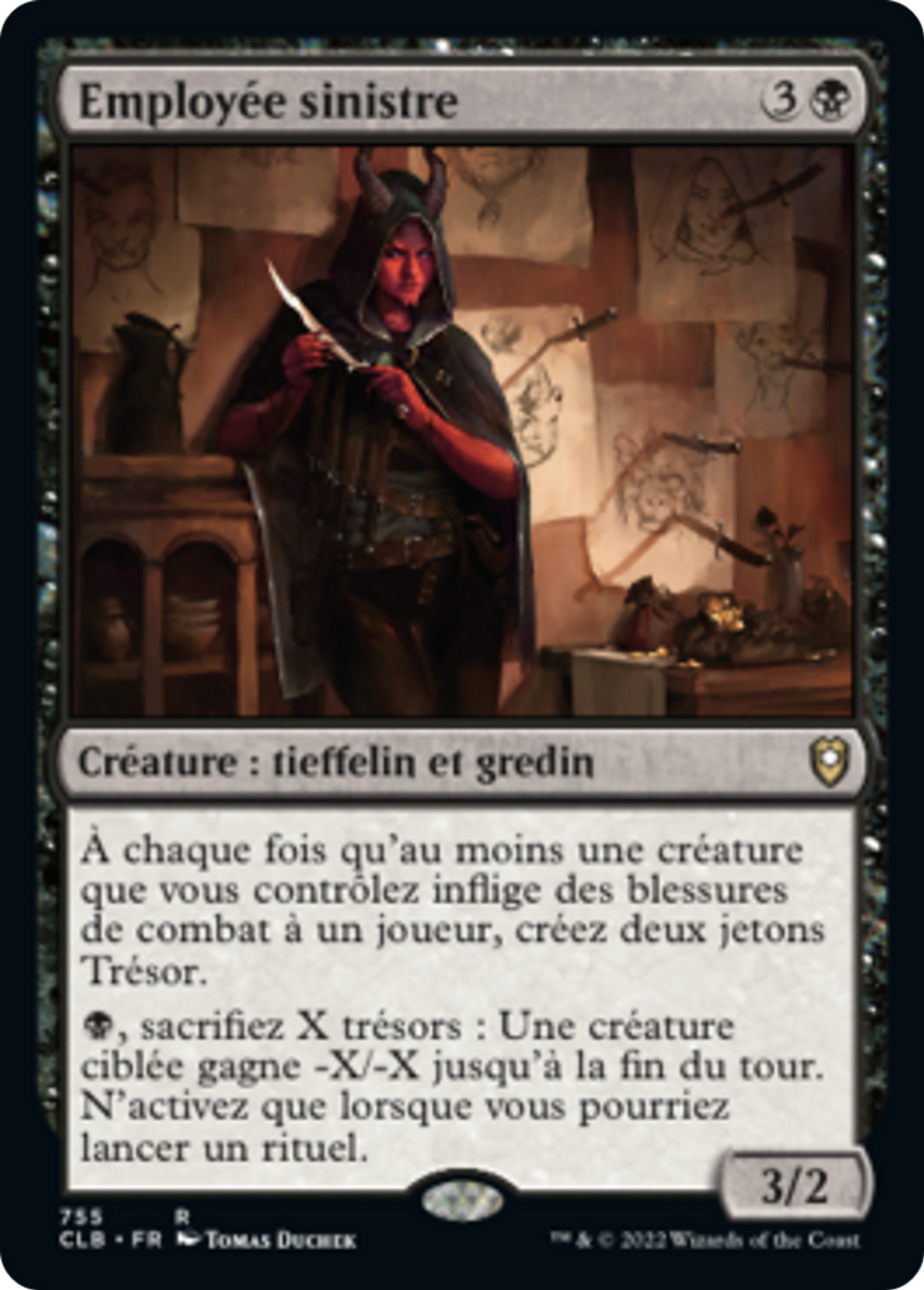 Employée sinistre — Commander Legends: Battle for Baldur's Gate — Magic: The Gathering