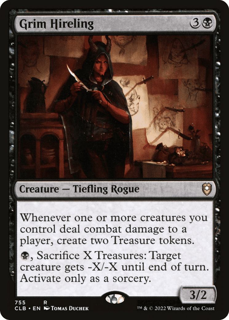 Grim Hireling — Commander Legends: Battle for Baldur's Gate — Magic: The Gathering