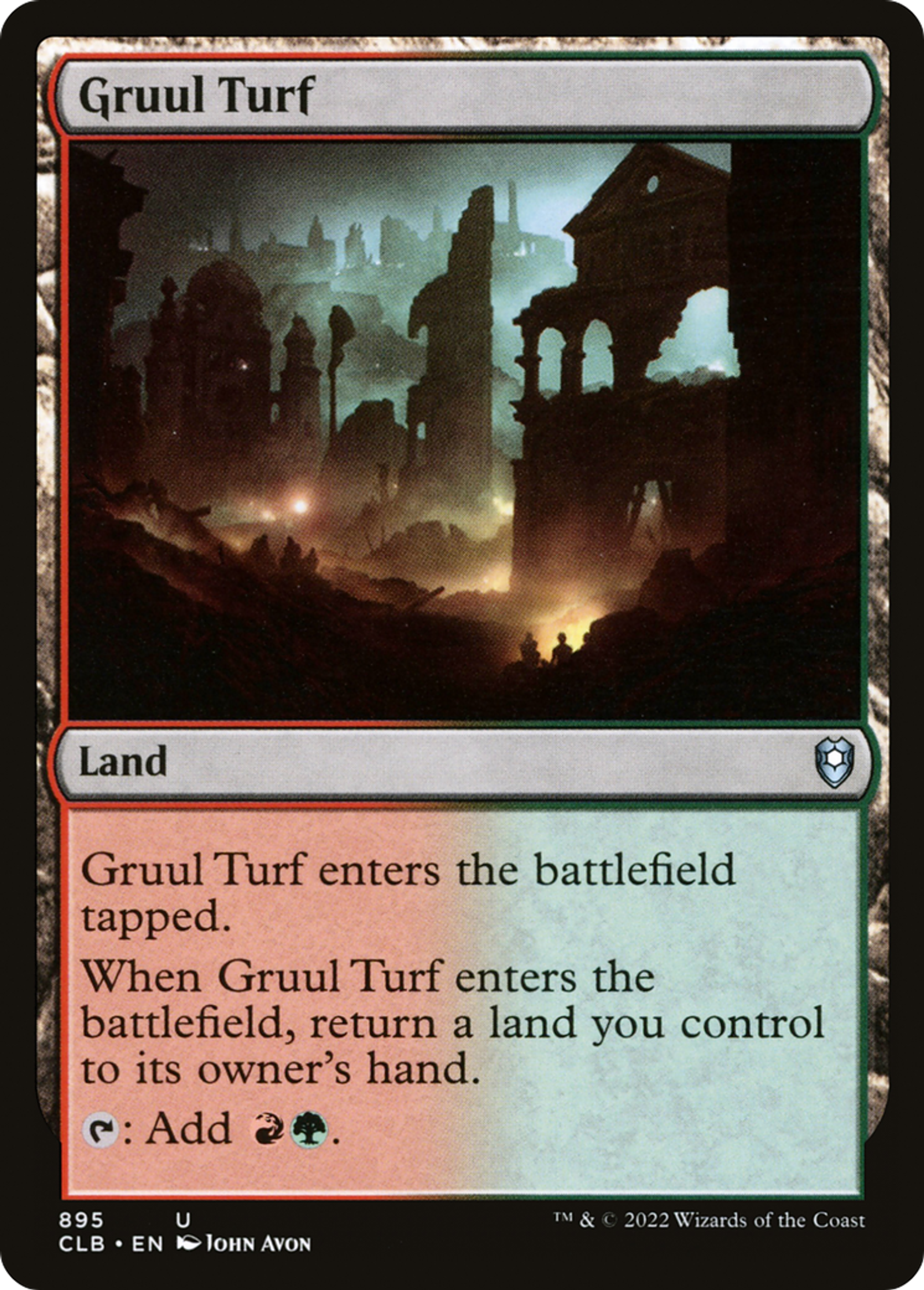 Territoire des Gruul — Commander Legends: Battle for Baldur's Gate — Magic: The Gathering