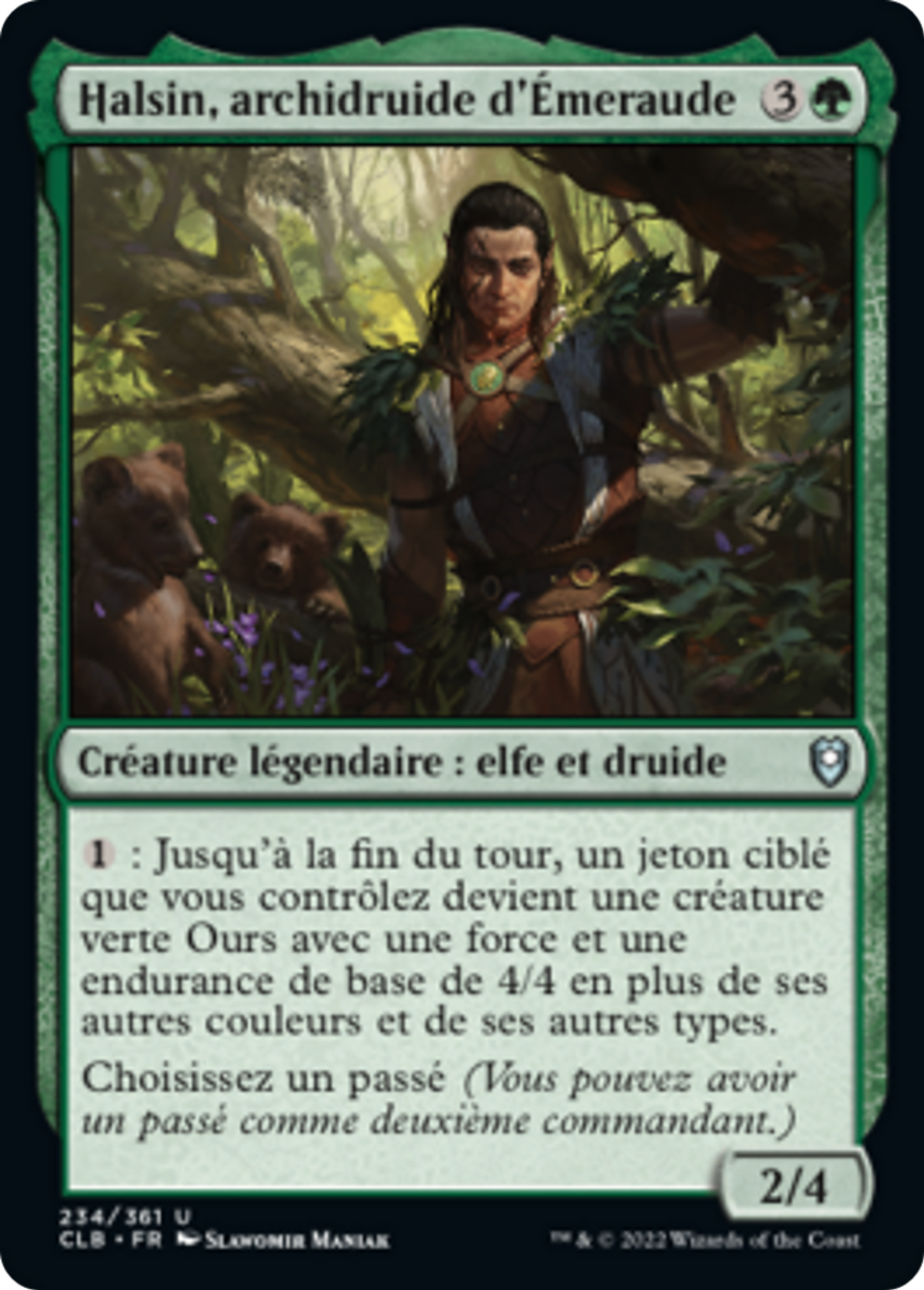Halsin, archidruide d'Émeraude — Commander Legends: Battle for Baldur's Gate — Magic: The Gathering