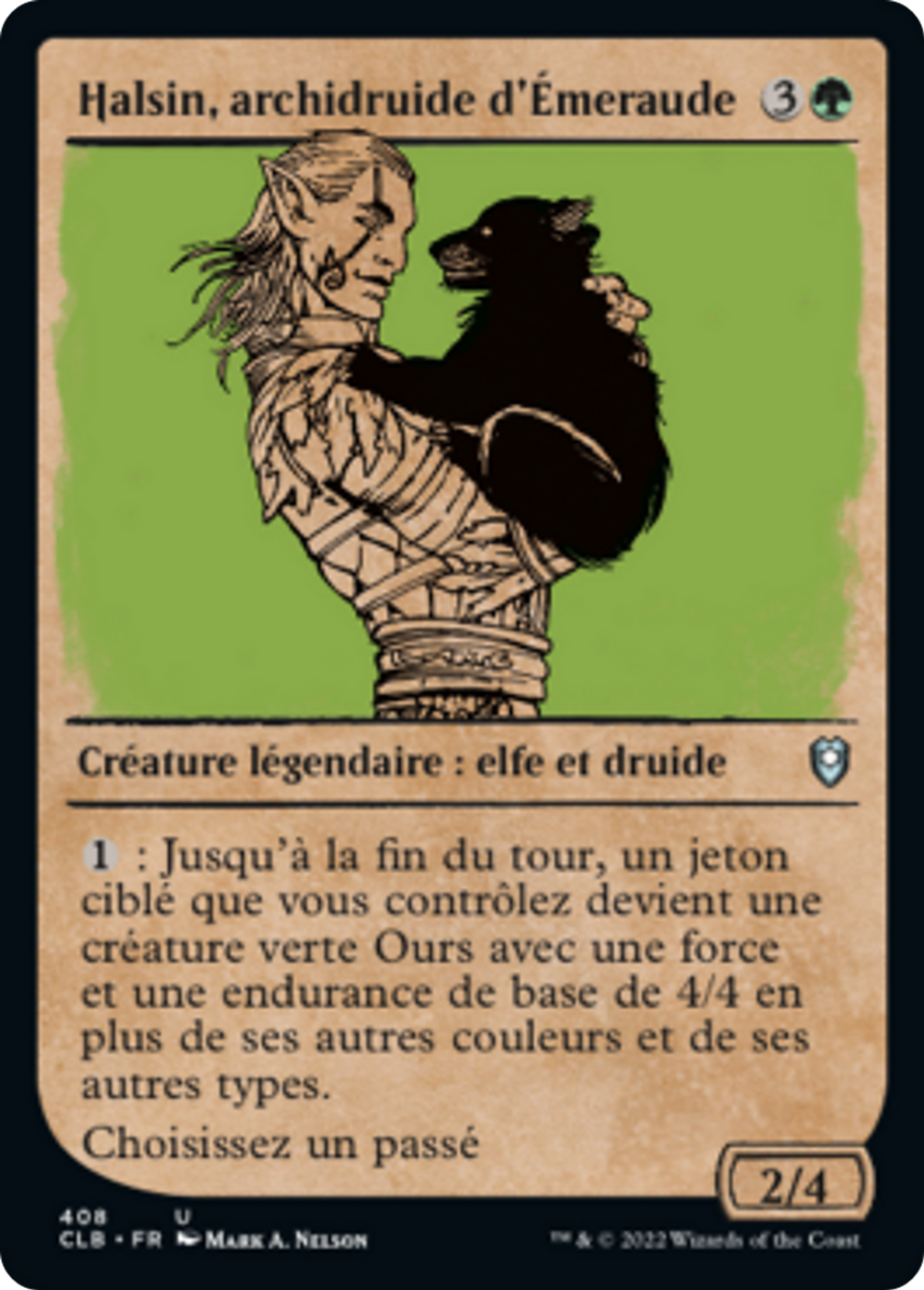 Halsin, archidruide d'Émeraude — Commander Legends: Battle for Baldur's Gate — Magic: The Gathering