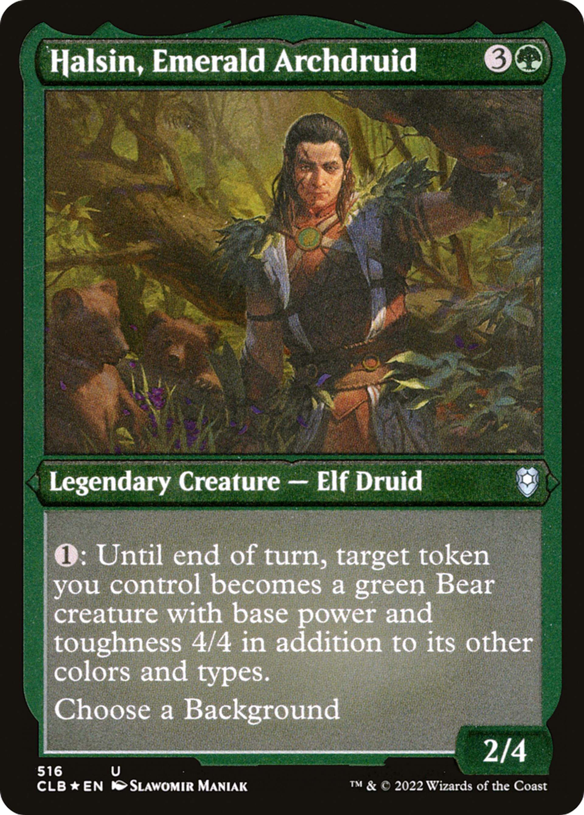 Halsin, archidruide d'Émeraude — Commander Legends: Battle for Baldur's Gate — Magic: The Gathering