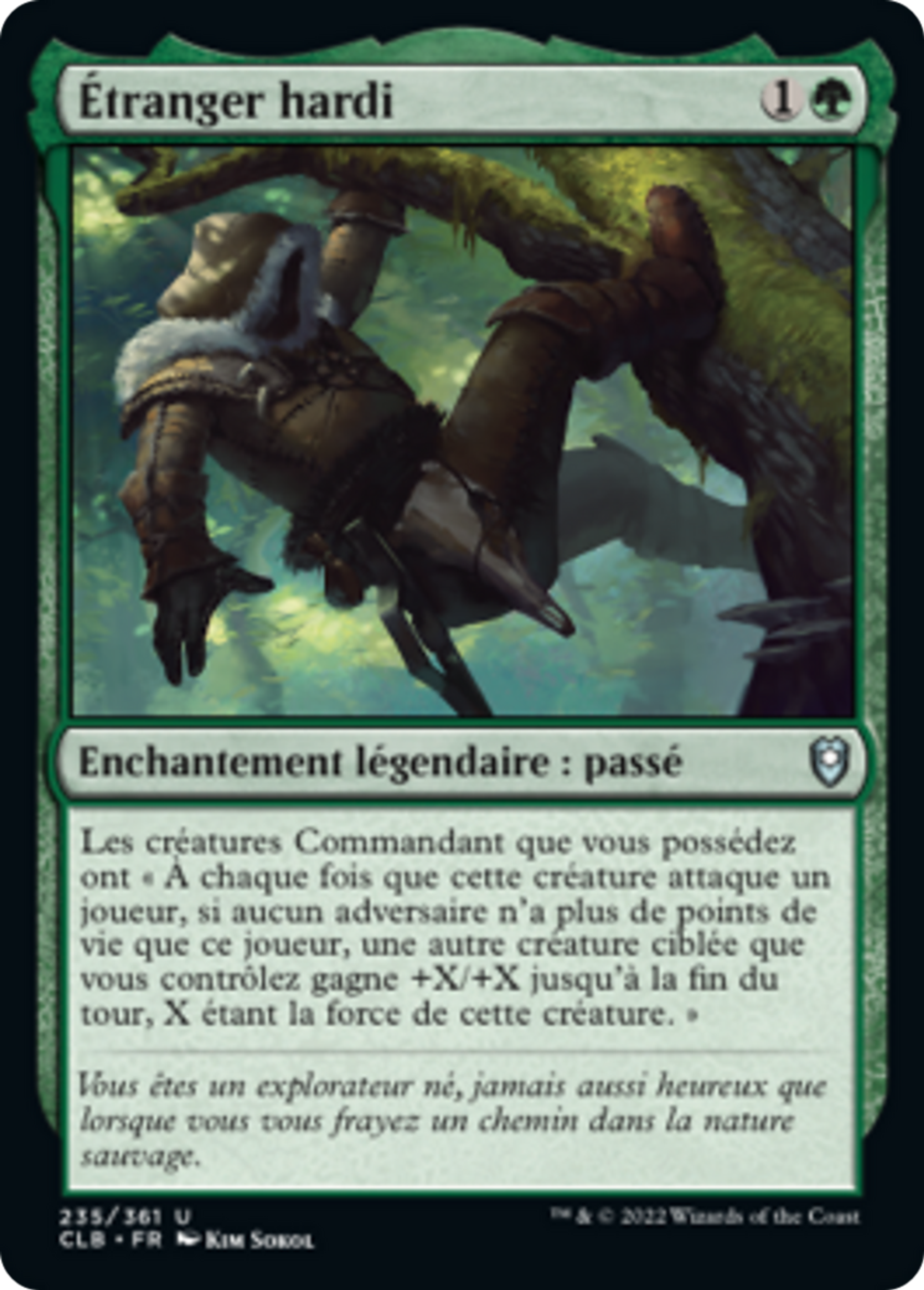Étranger hardi — Commander Legends: Battle for Baldur's Gate — Magic: The Gathering