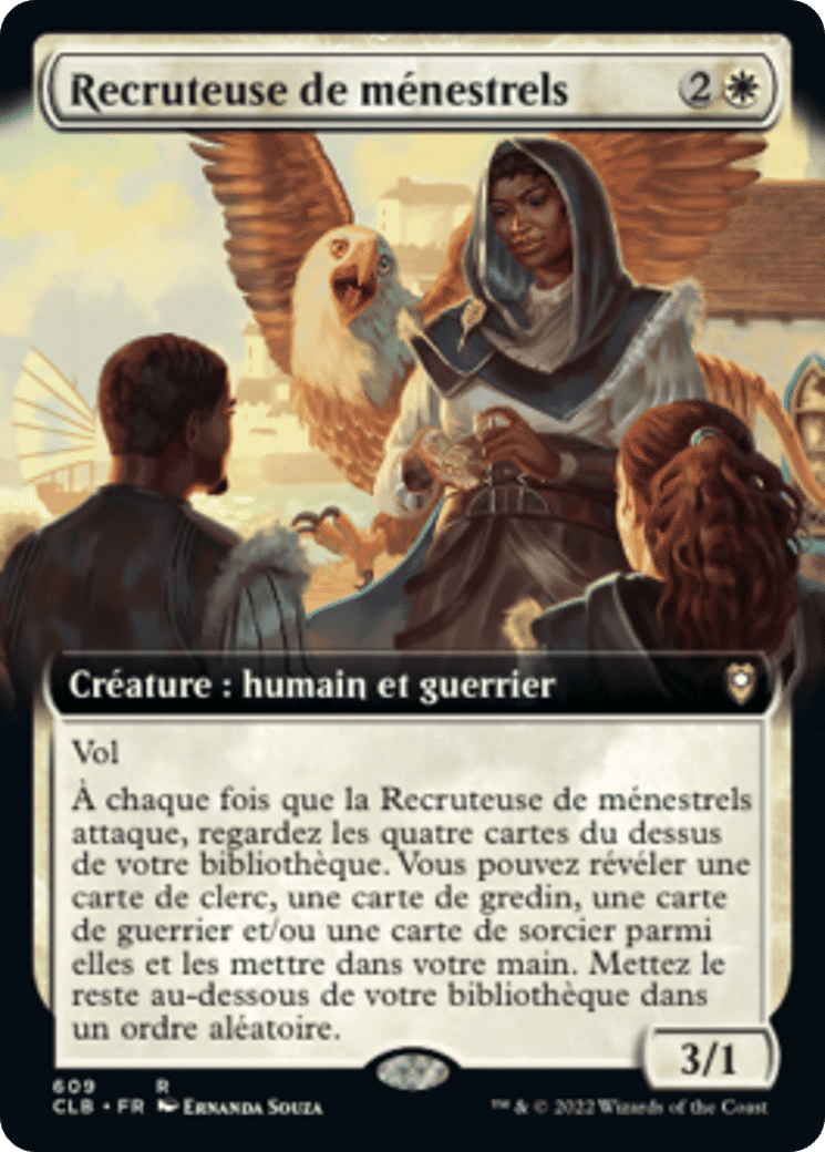 Recruteuse de ménestrels — Commander Legends: Battle for Baldur's Gate — Magic: The Gathering