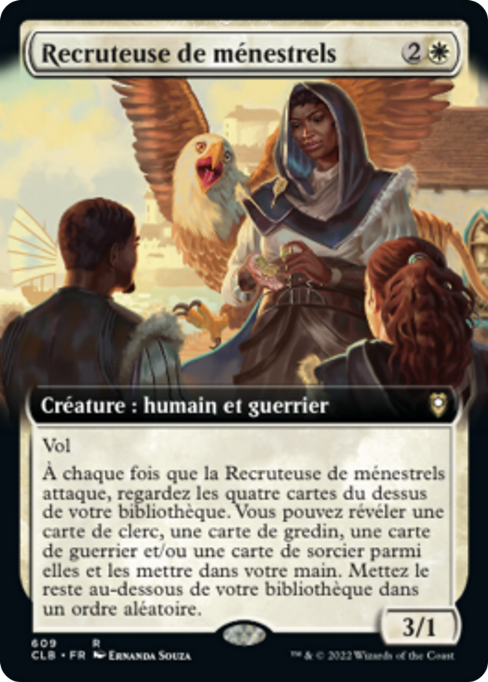 Recruteuse de ménestrels — Commander Legends: Battle for Baldur's Gate — Magic: The Gathering