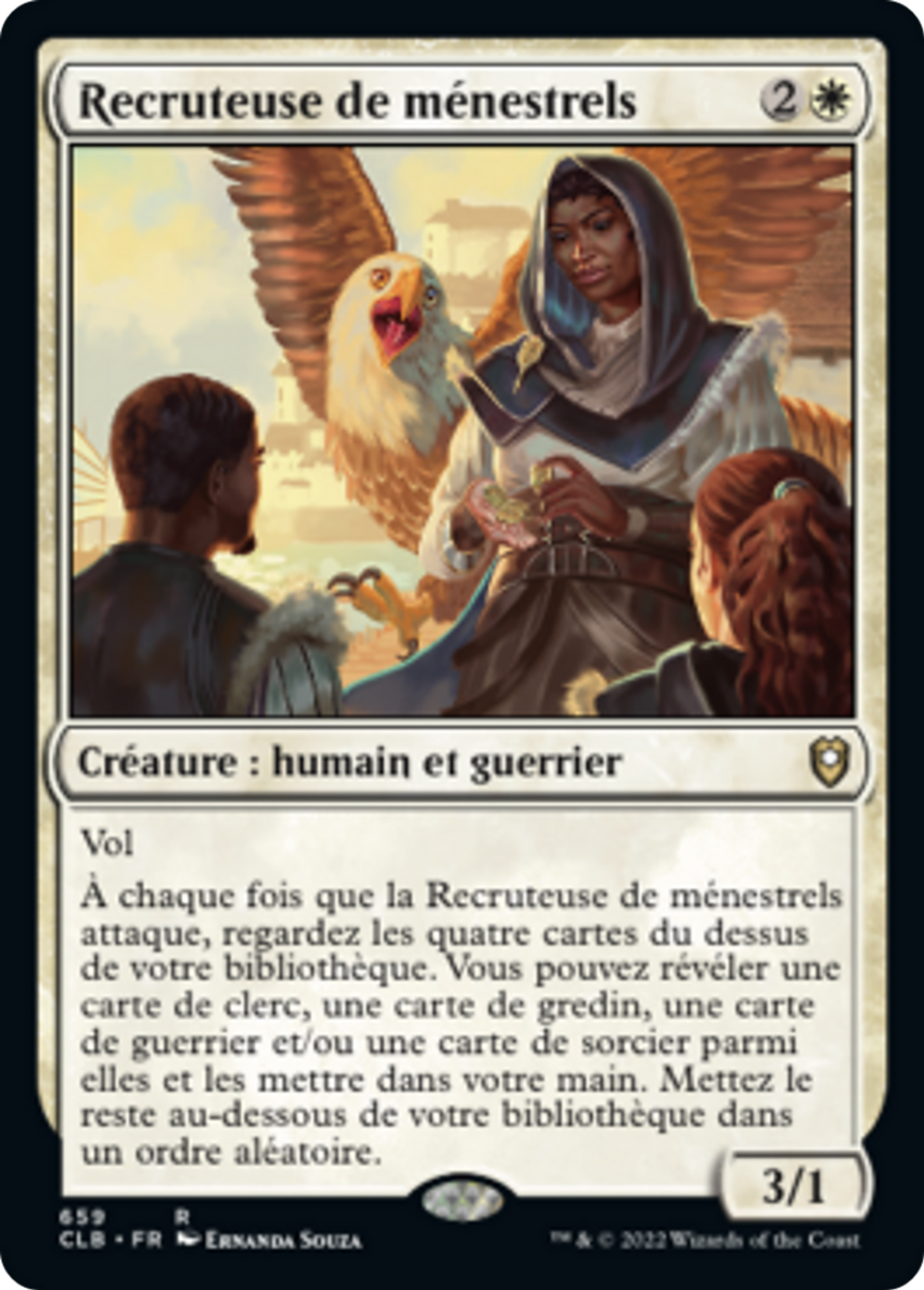 Recruteuse de ménestrels — Commander Legends: Battle for Baldur's Gate — Magic: The Gathering