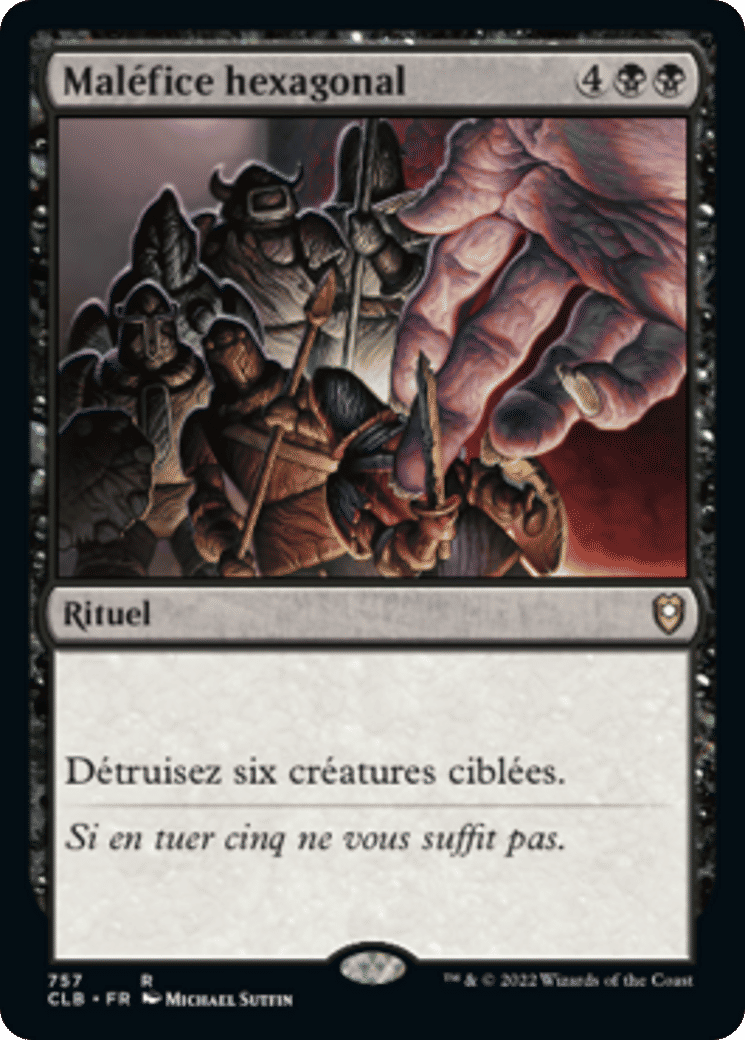 Maléfice hexagonal — Commander Legends: Battle for Baldur's Gate — Magic: The Gathering