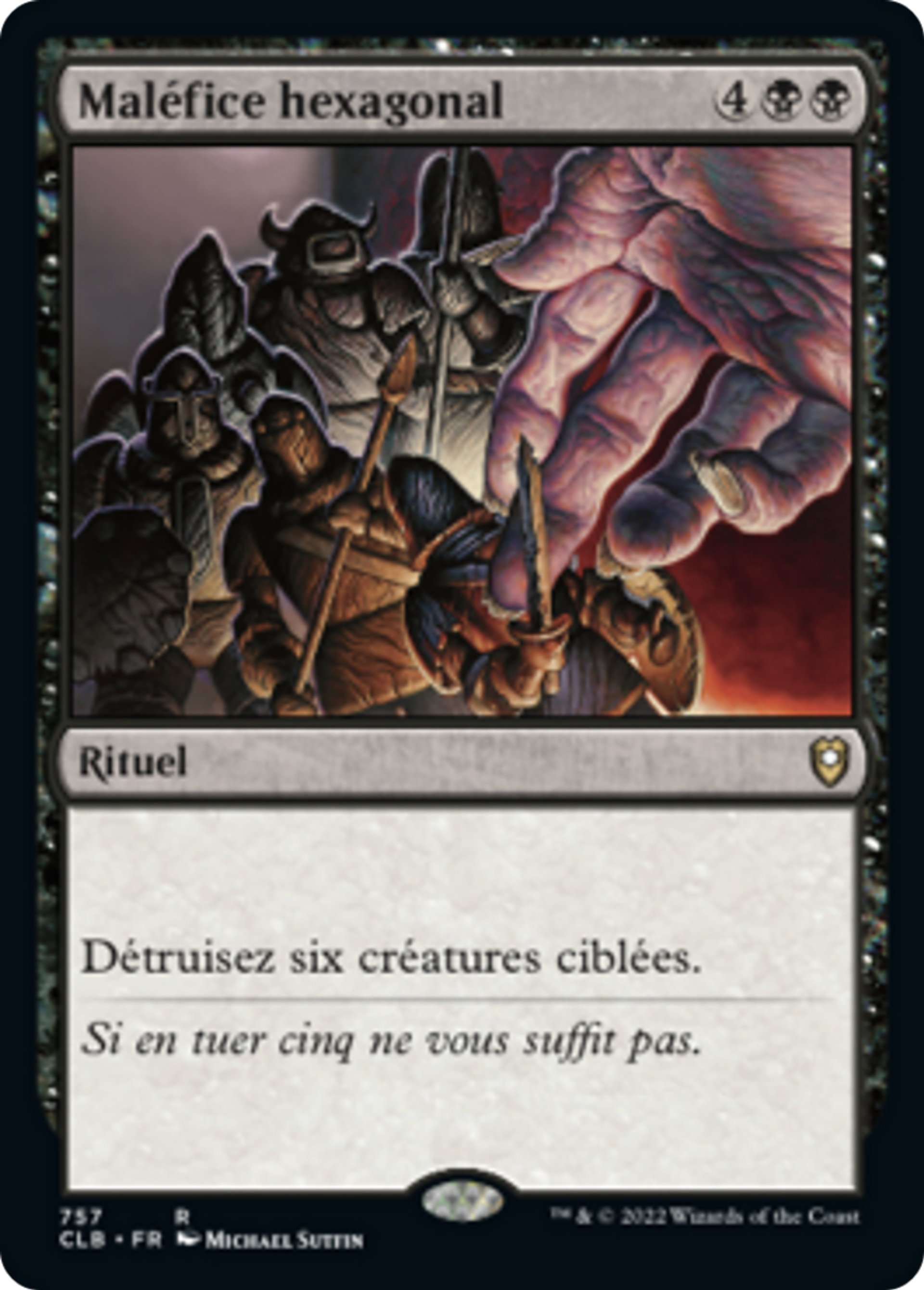 Maléfice hexagonal — Commander Legends: Battle for Baldur's Gate — Magic: The Gathering