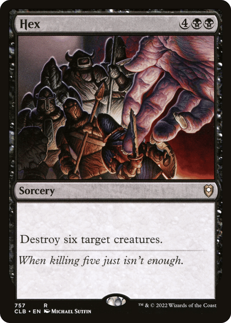 Hex — Commander Legends: Battle for Baldur's Gate — Magic: The Gathering