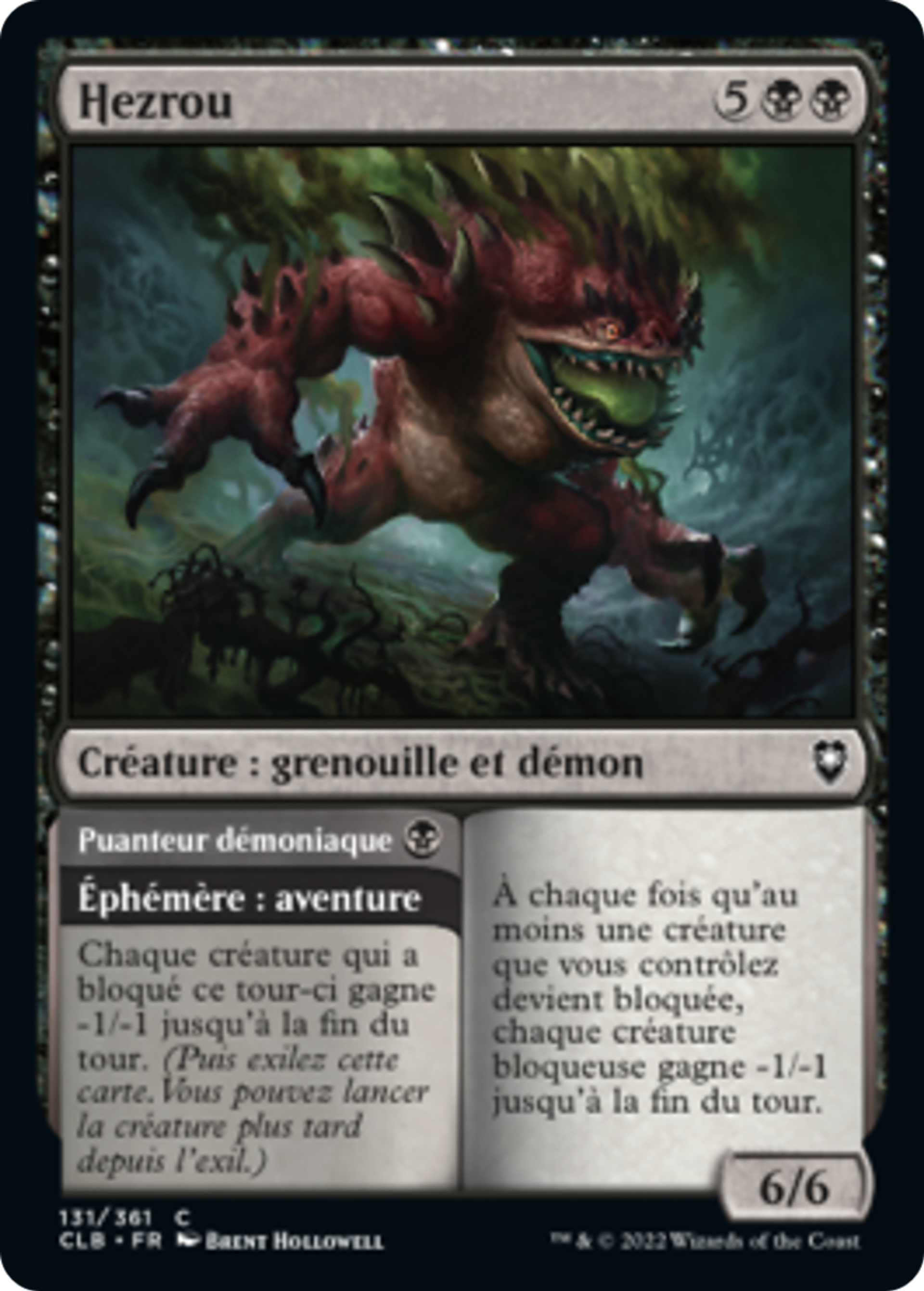 Hezrou // Puanteur démoniaque — Commander Legends: Battle for Baldur's Gate — Magic: The Gathering