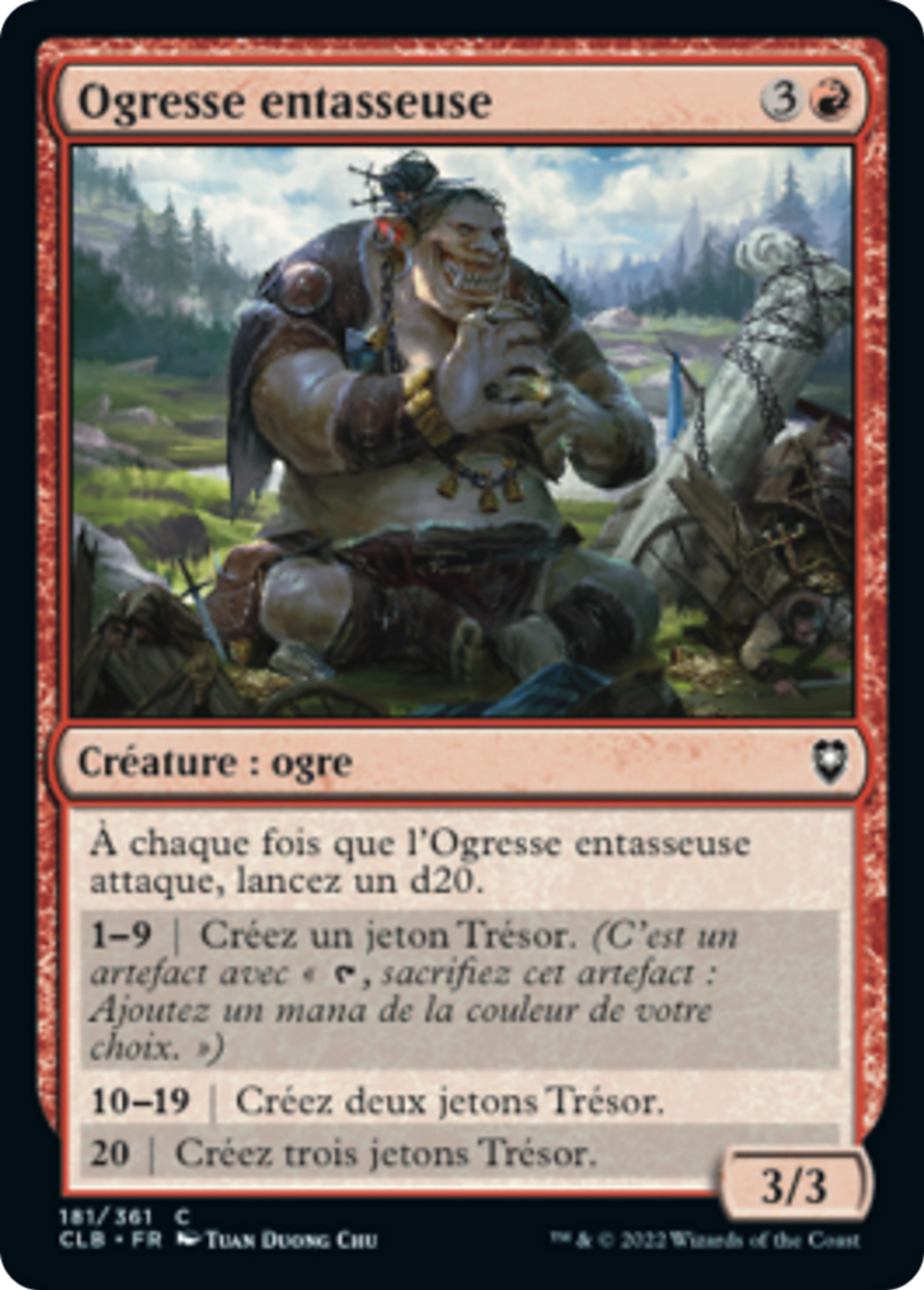 Ogresse entasseuse — Commander Legends: Battle for Baldur's Gate — Magic: The Gathering