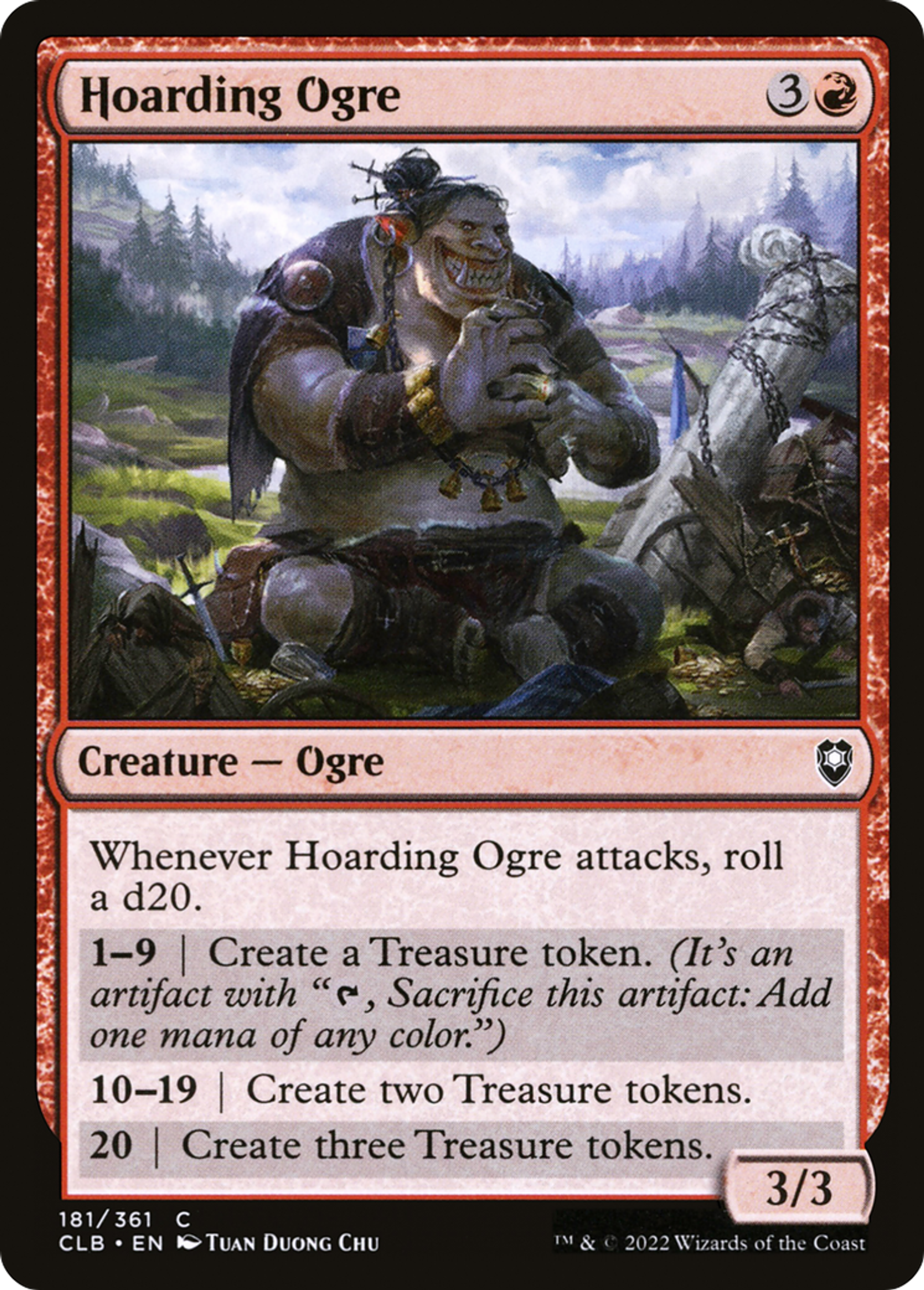 Hoarding Ogre — Commander Legends: Battle for Baldur's Gate — Magic: The Gathering