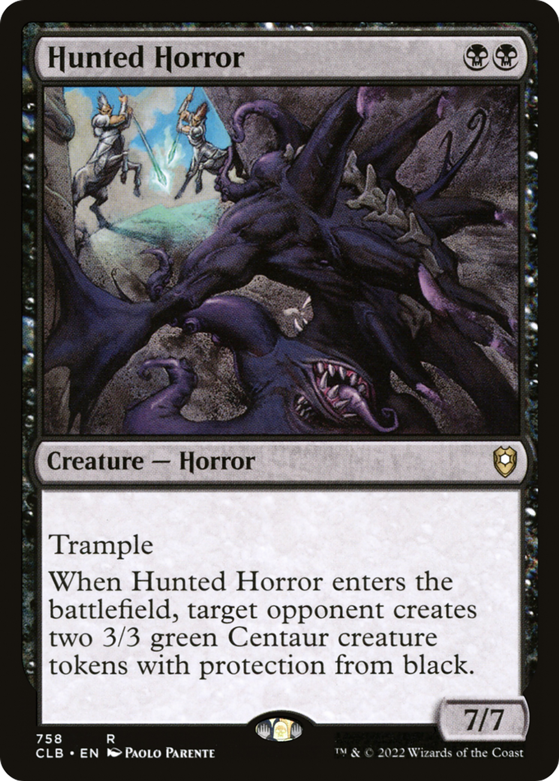 Horreur au rabais — Commander Legends: Battle for Baldur's Gate — Magic: The Gathering