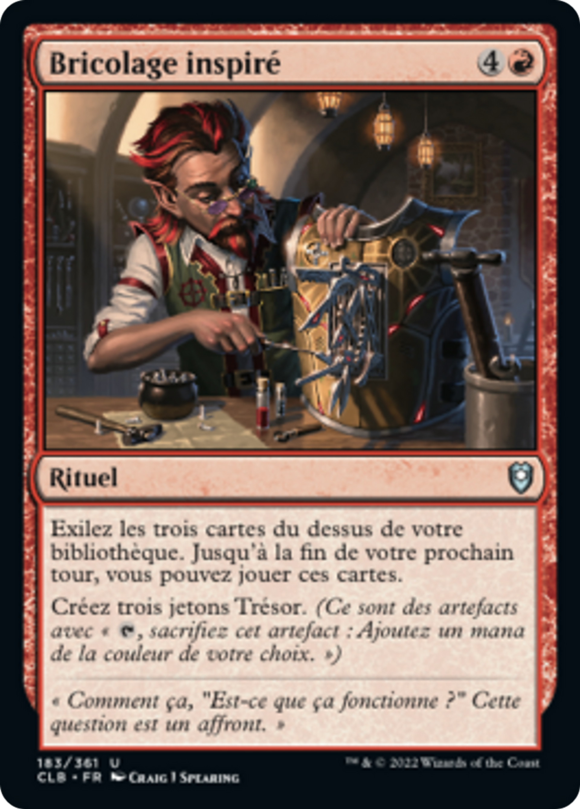 Bricolage inspiré — Commander Legends: Battle for Baldur's Gate — Magic: The Gathering
