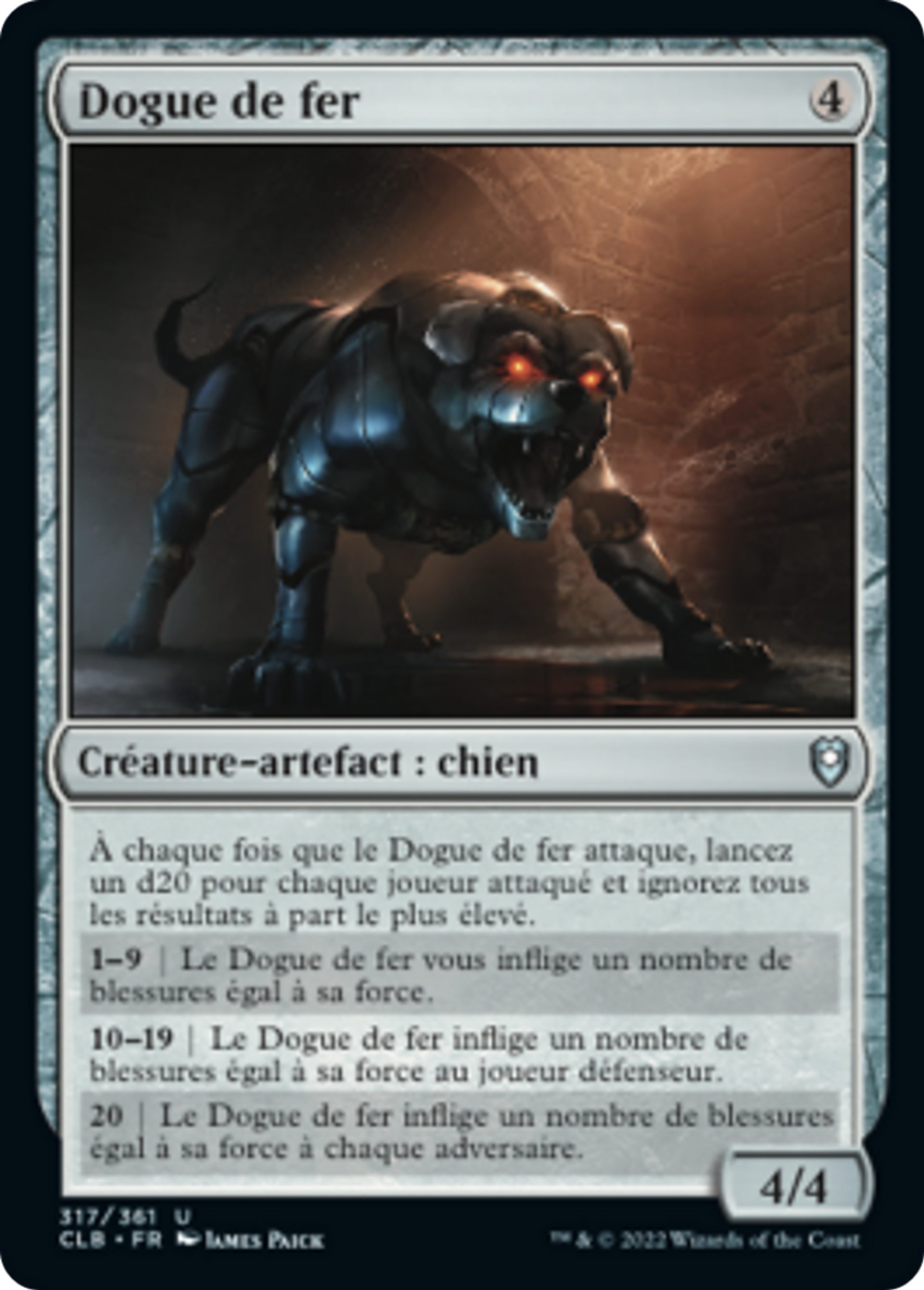 Dogue de fer — Commander Legends: Battle for Baldur's Gate — Magic: The Gathering