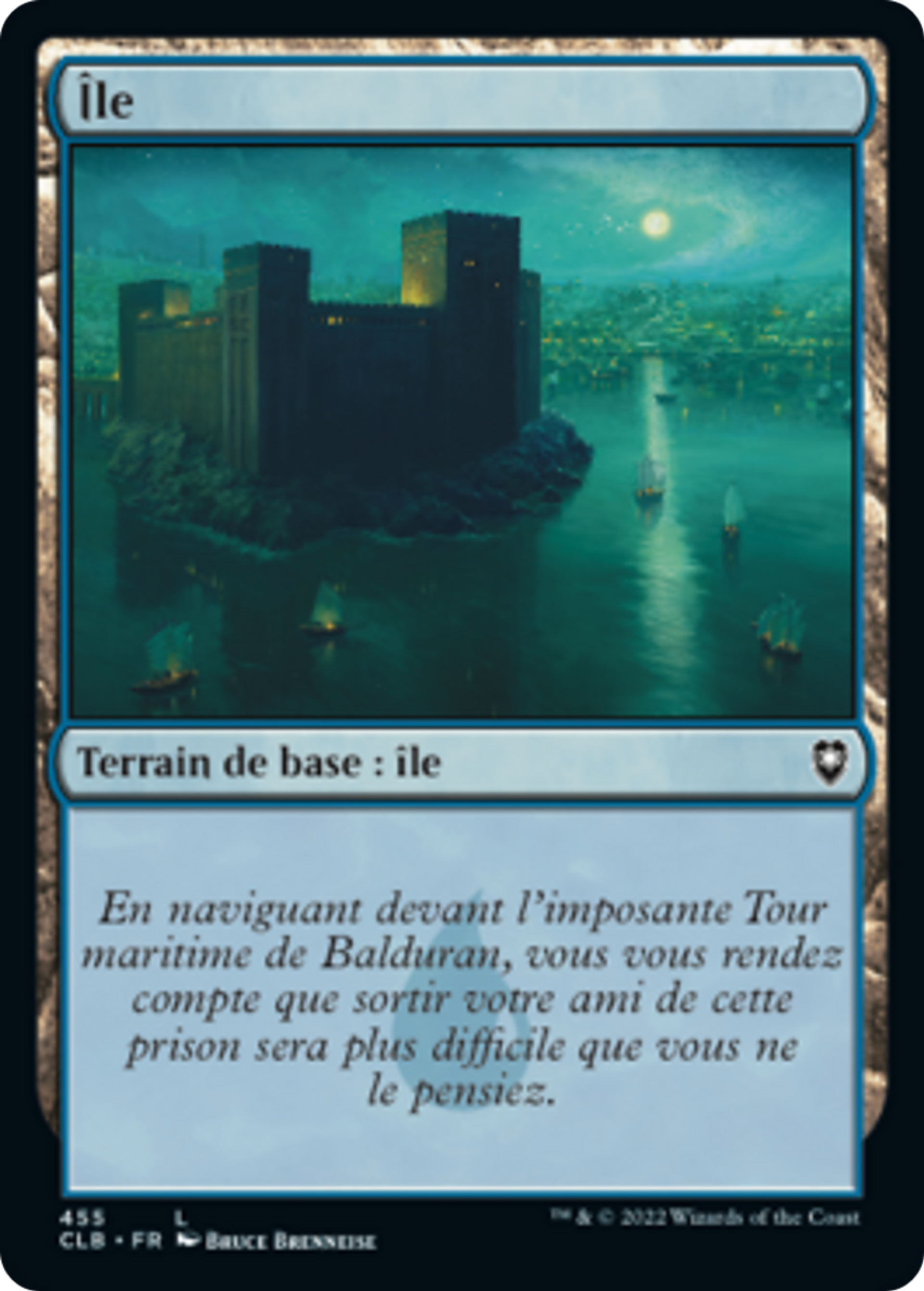Île — Commander Legends: Battle for Baldur's Gate — Magic: The Gathering
