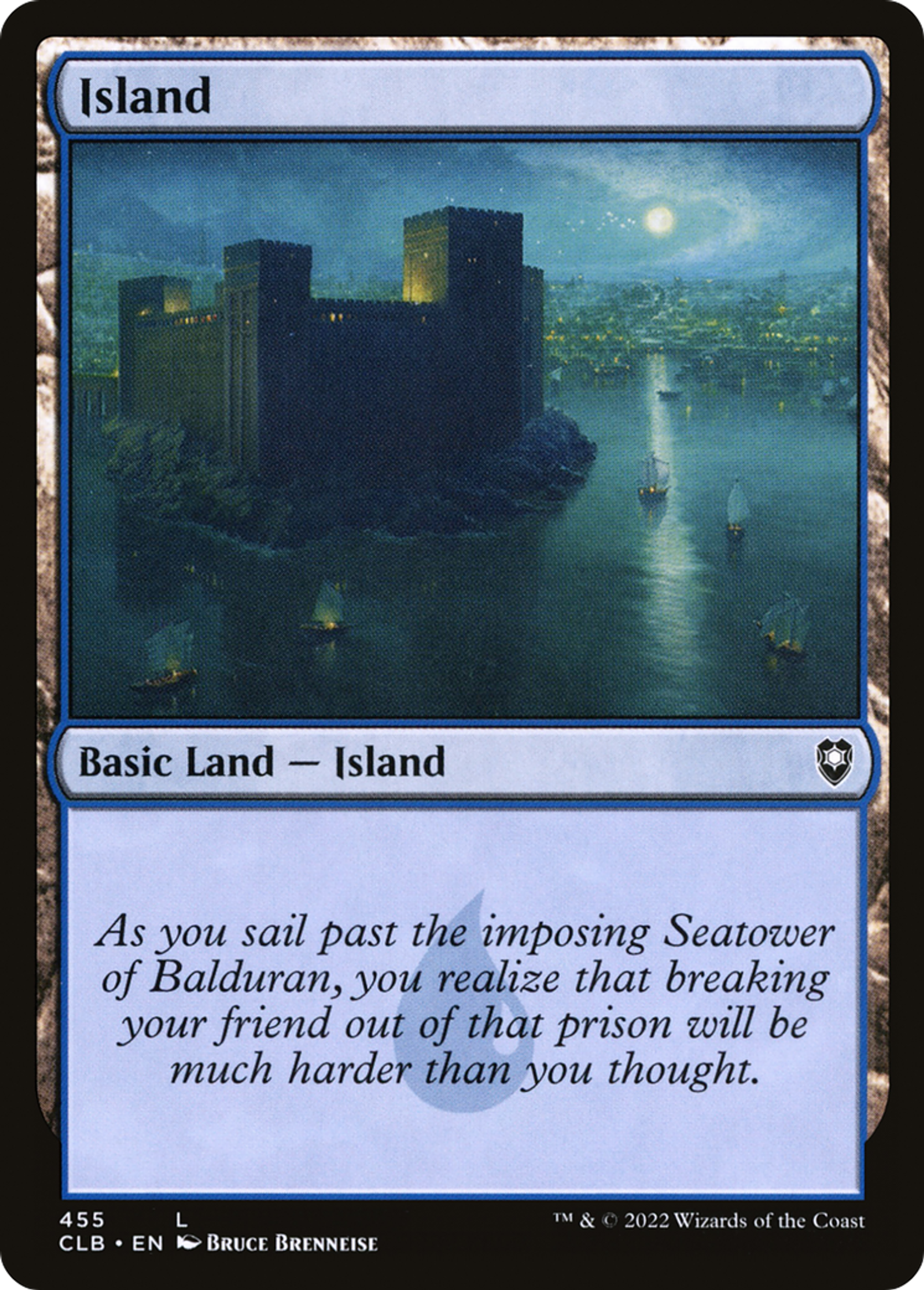 Island — Commander Legends: Battle for Baldur's Gate — Magic: The Gathering