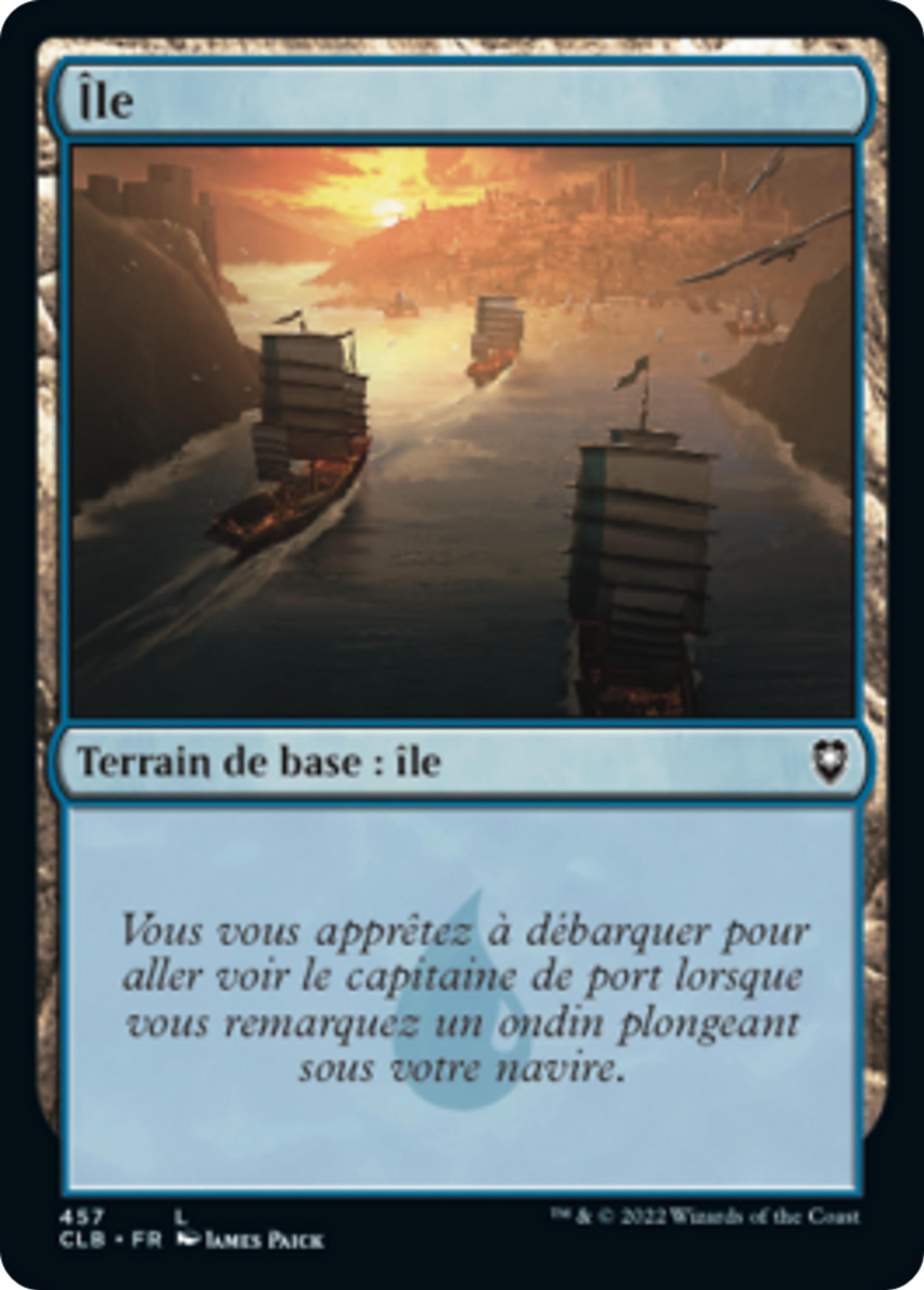 Île — Commander Legends: Battle for Baldur's Gate — Magic: The Gathering