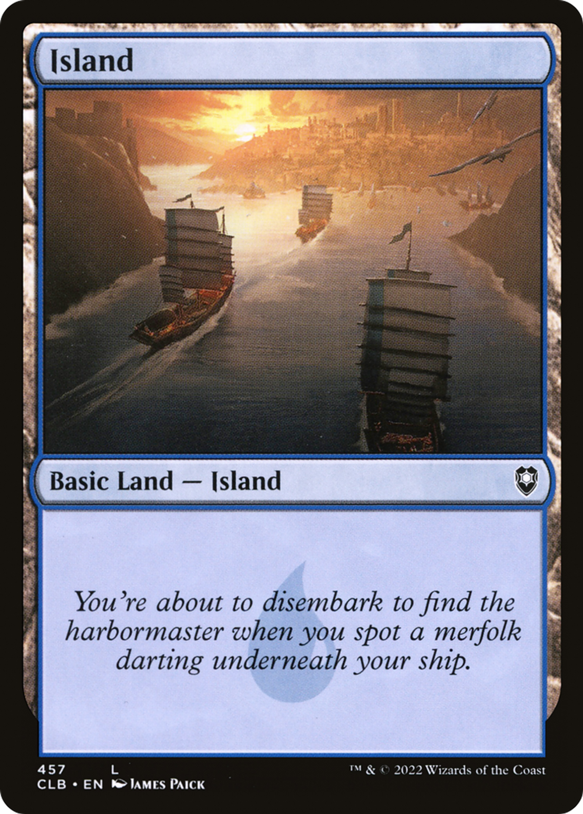 Island — Commander Legends: Battle for Baldur's Gate — Magic: The Gathering