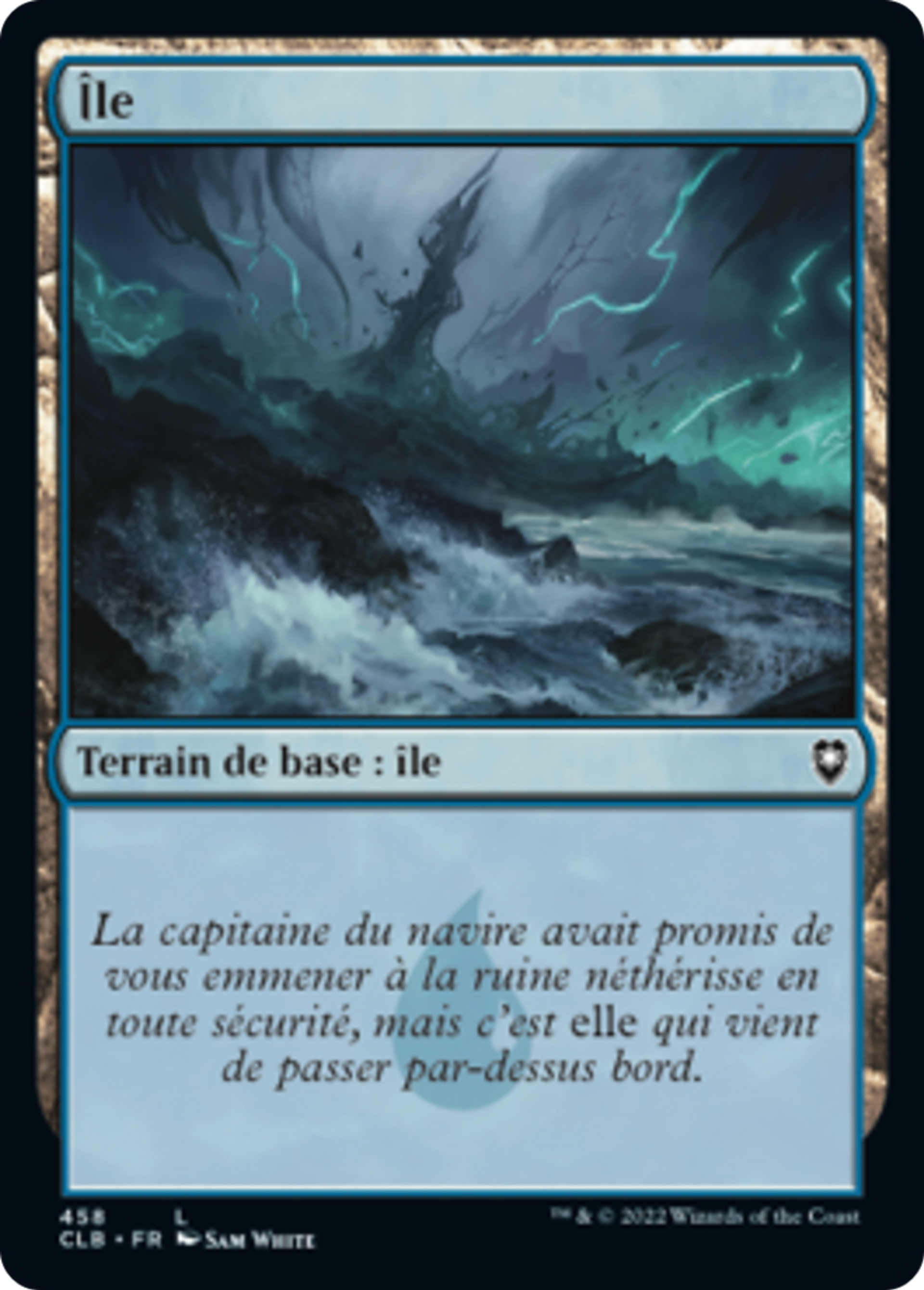 Île — Commander Legends: Battle for Baldur's Gate — Magic: The Gathering
