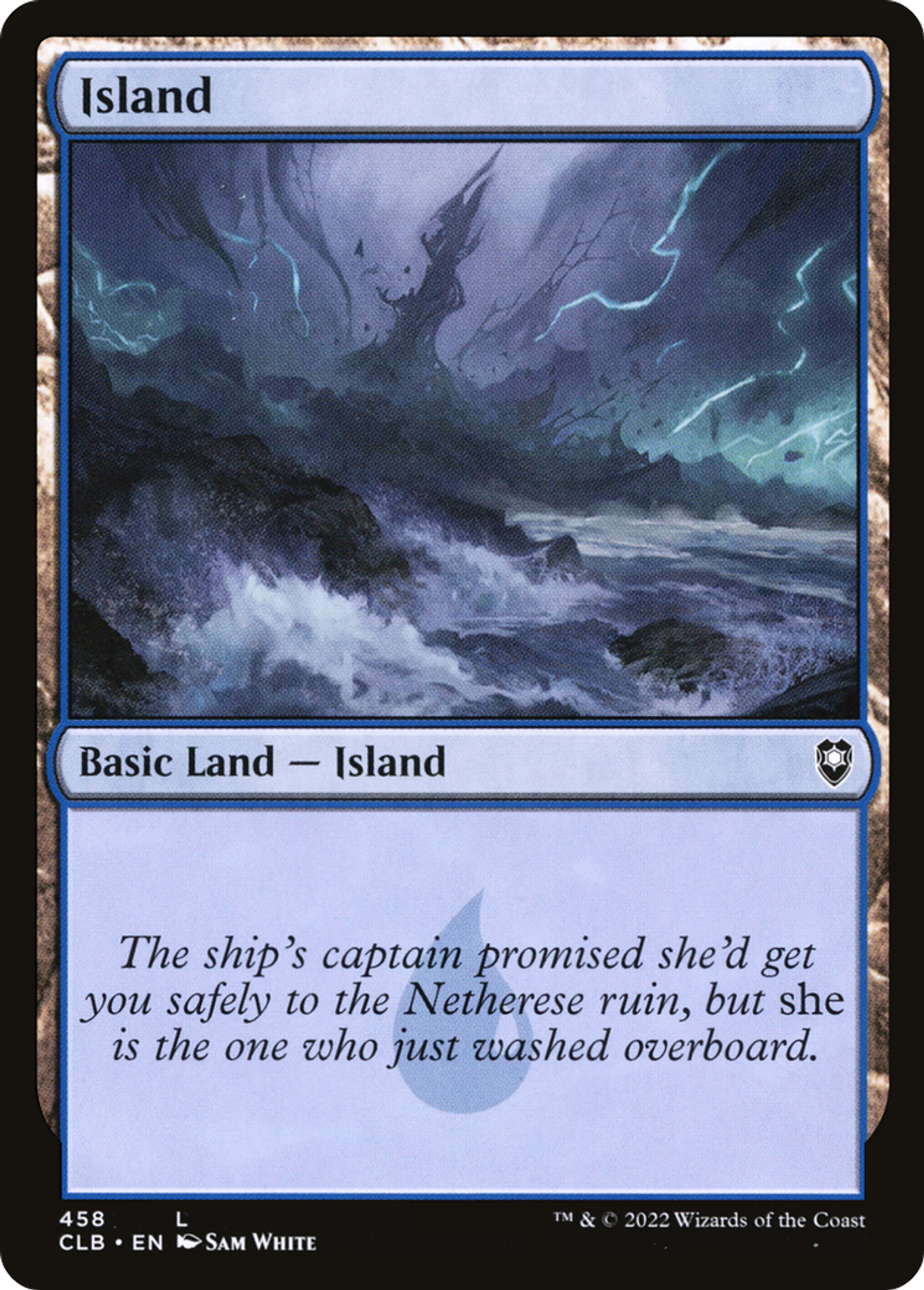 Island — Commander Legends: Battle for Baldur's Gate — Magic: The Gathering