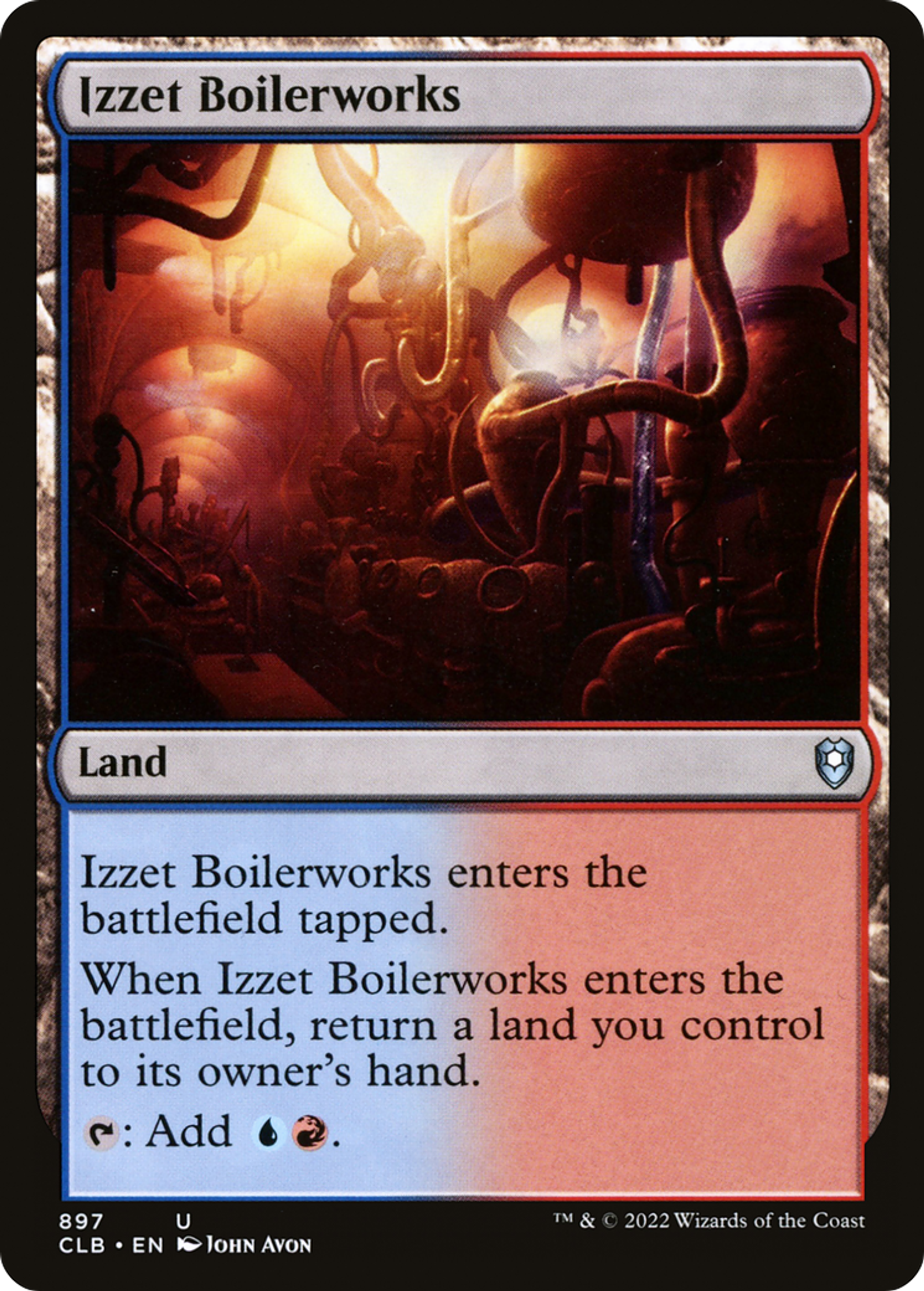 Chaufferie d'Izzet — Commander Legends: Battle for Baldur's Gate — Magic: The Gathering