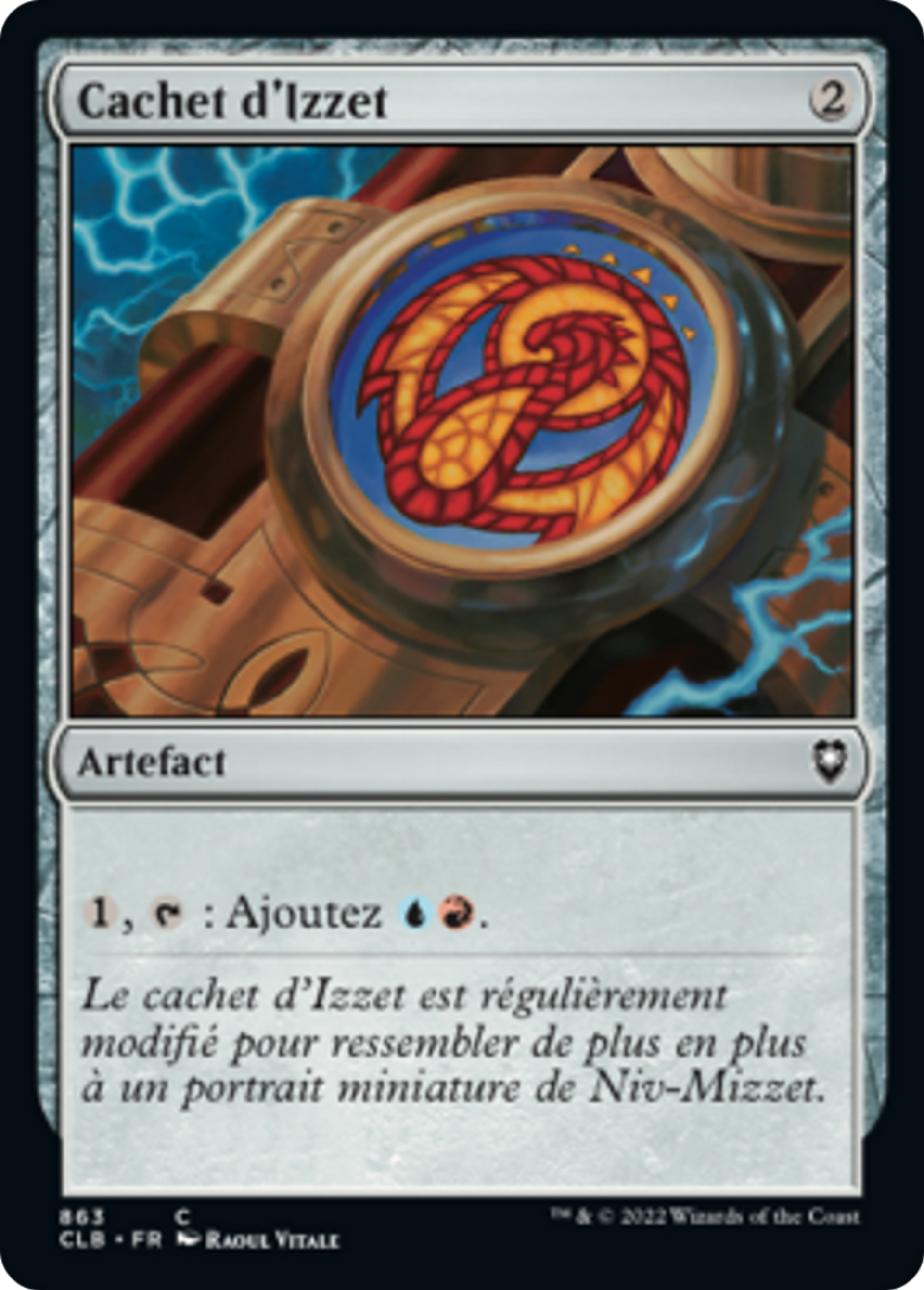 Cachet d'Izzet — Commander Legends: Battle for Baldur's Gate — Magic: The Gathering