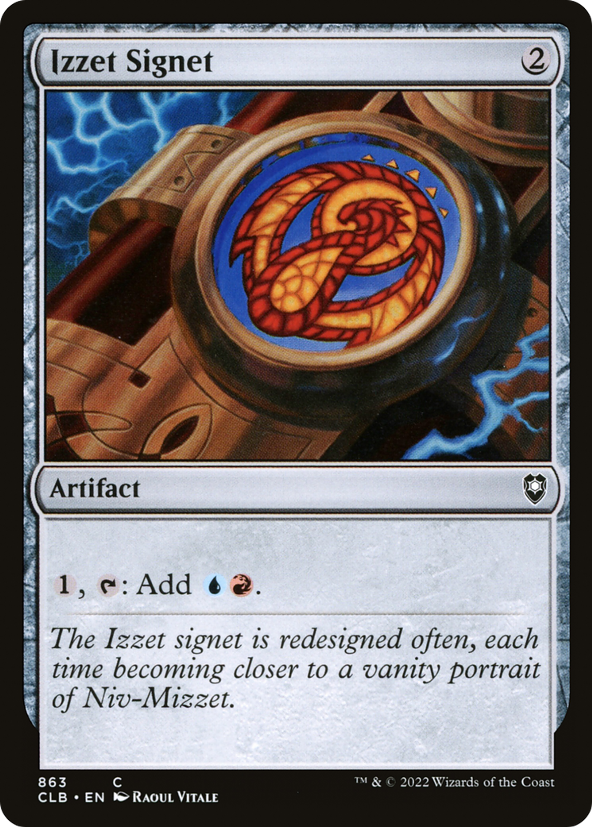Cachet d'Izzet — Commander Legends: Battle for Baldur's Gate — Magic: The Gathering