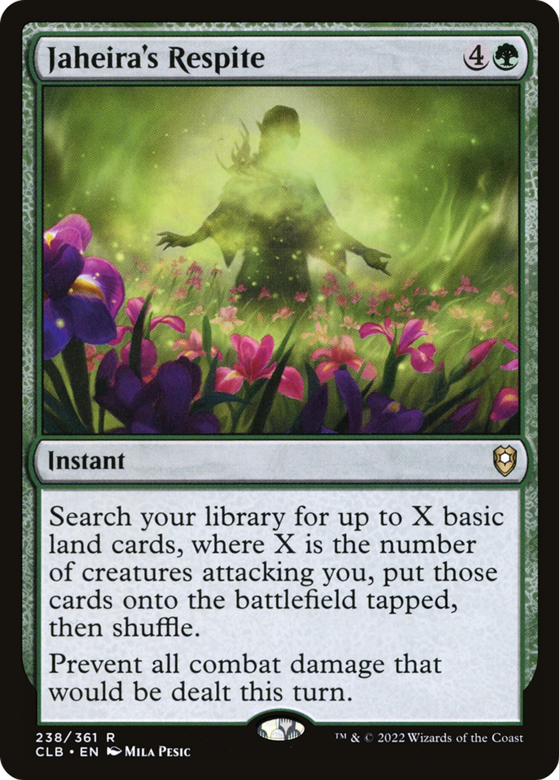 Jaheira's Respite — Commander Legends: Battle for Baldur's Gate — Magic: The Gathering