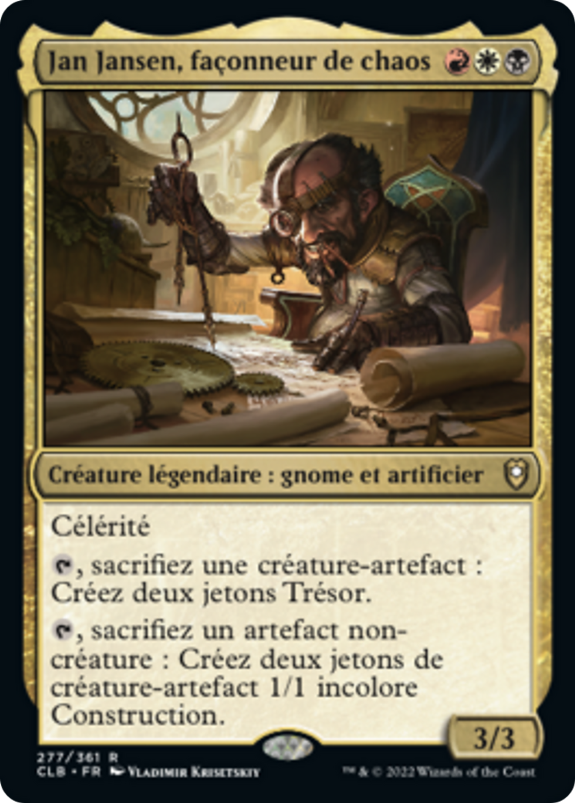 Jan Jansen, façonneur de chaos — Commander Legends: Battle for Baldur's Gate — Magic: The Gathering
