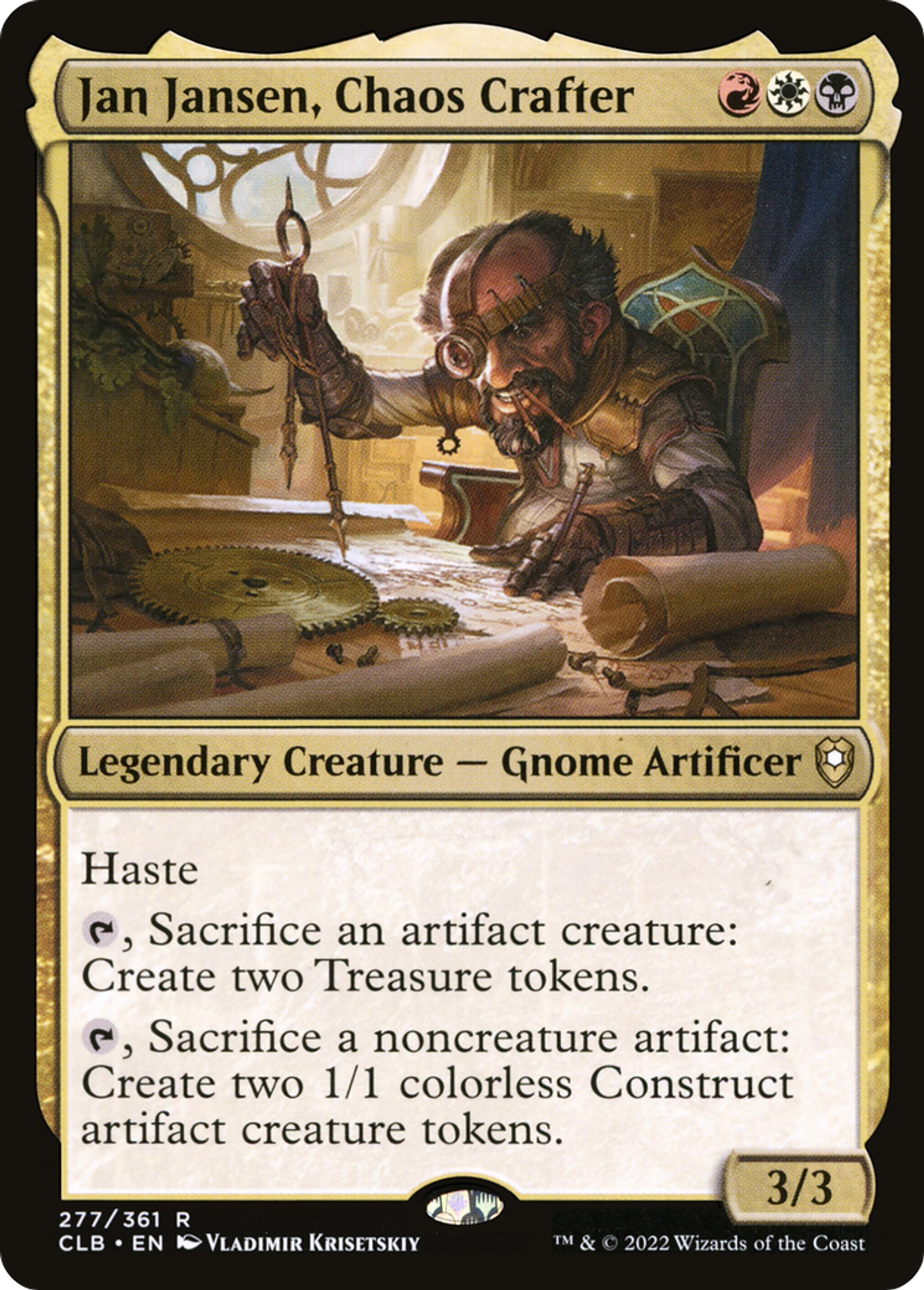 Jan Jansen, Chaos Crafter — Commander Legends: Battle for Baldur's Gate — Magic: The Gathering